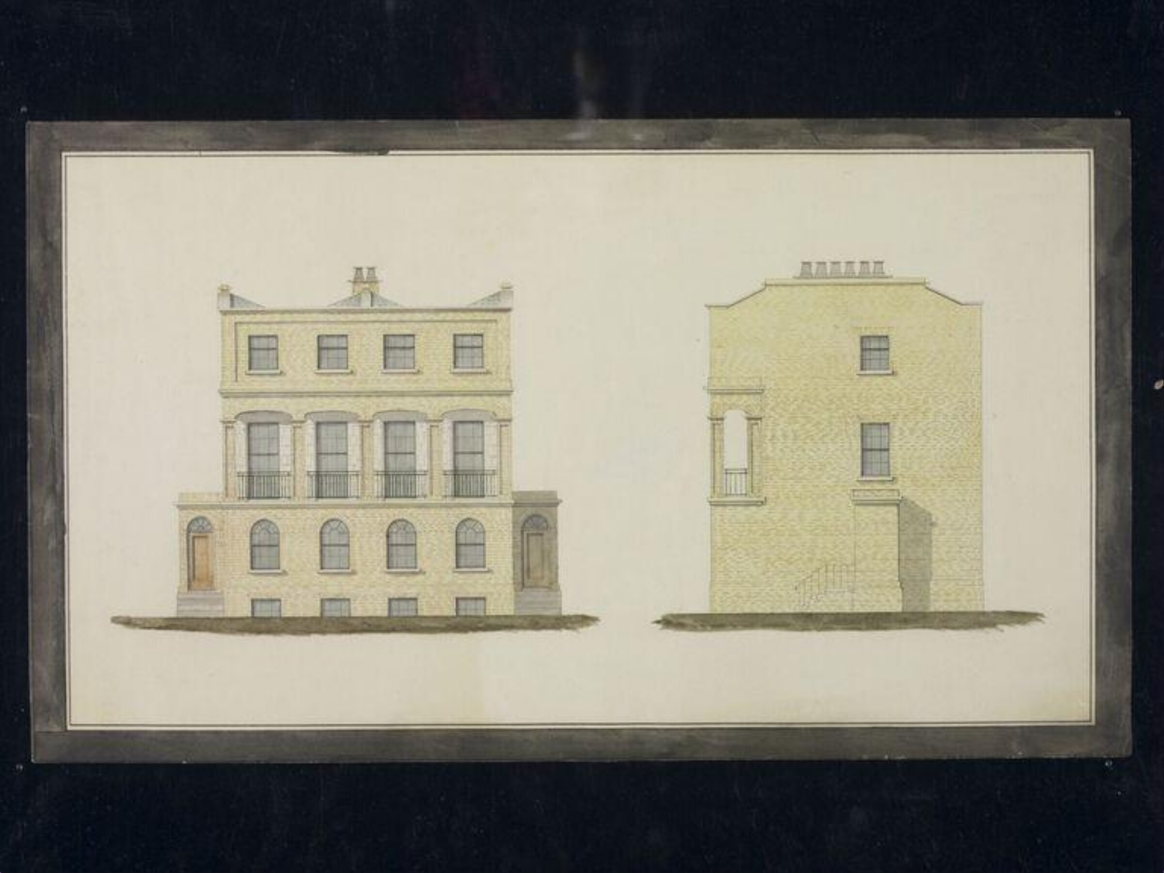 Drawing, W. Gordon, ca. 1824
