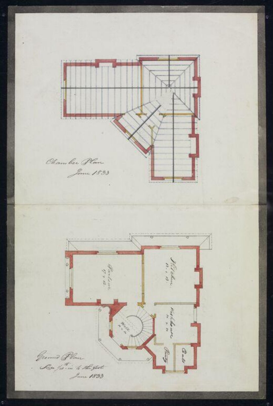 Drawing, G. E. Gordon, 06/1833