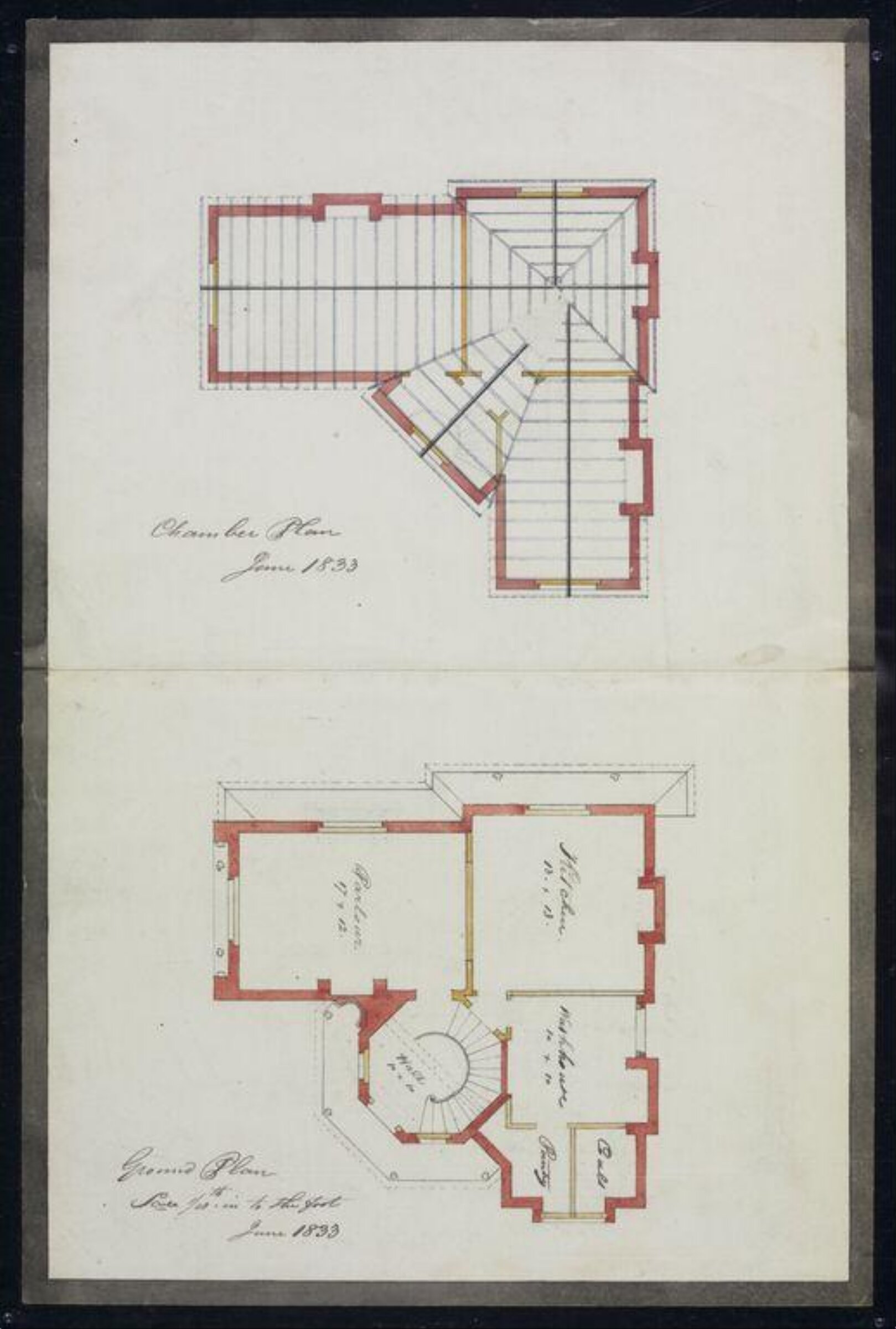 Drawing, G. E. Gordon, 06/1833
