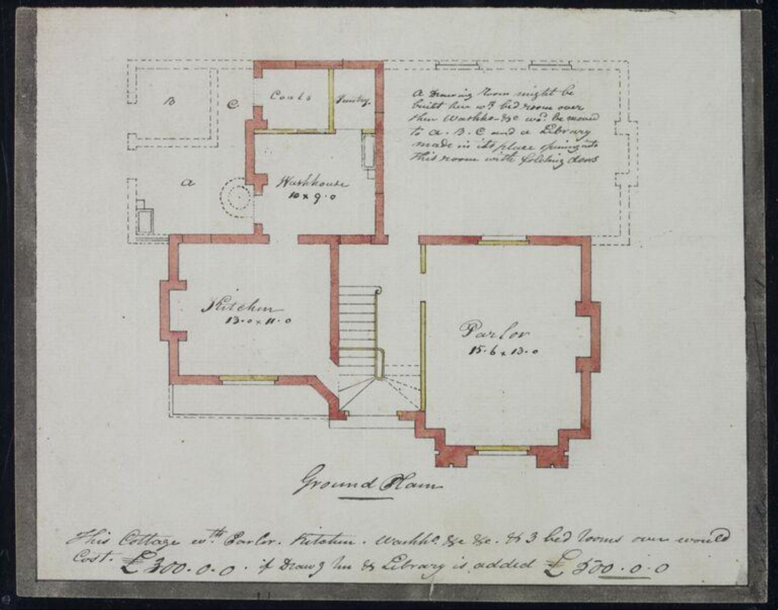 Drawing, G. E. Gordon, ca. 1833