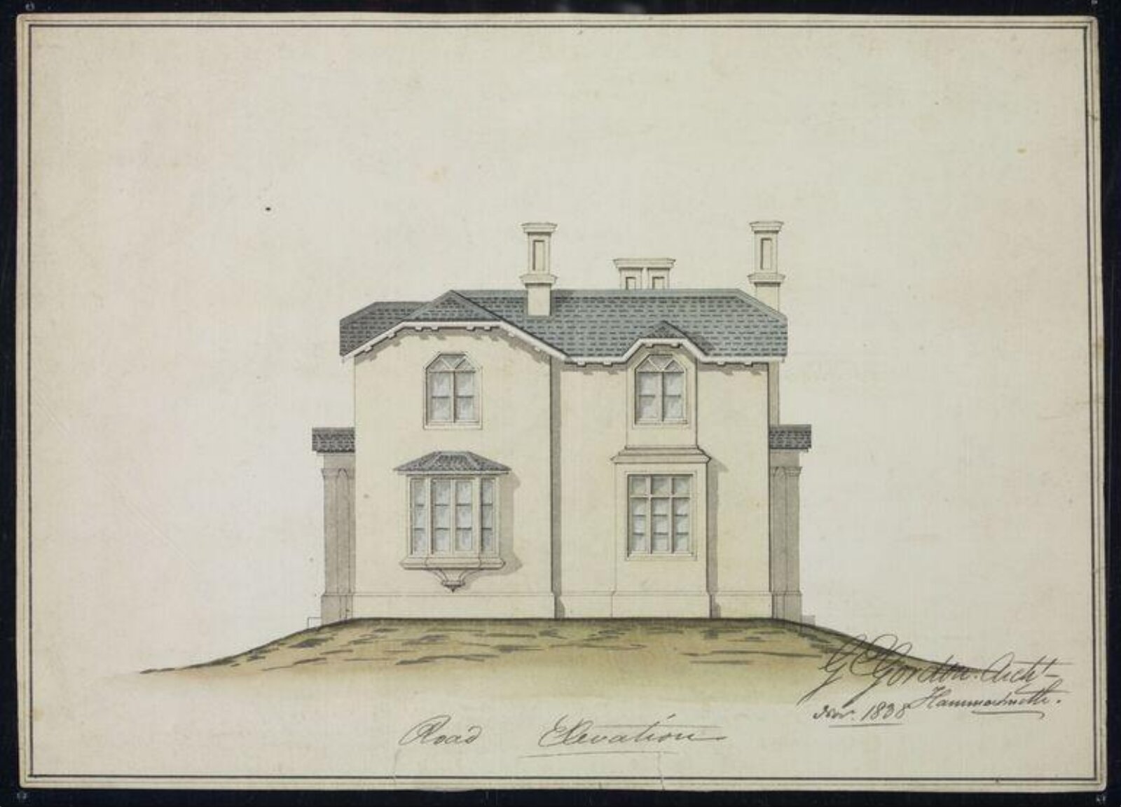 Drawing, G. E. Gordon, 11/1838