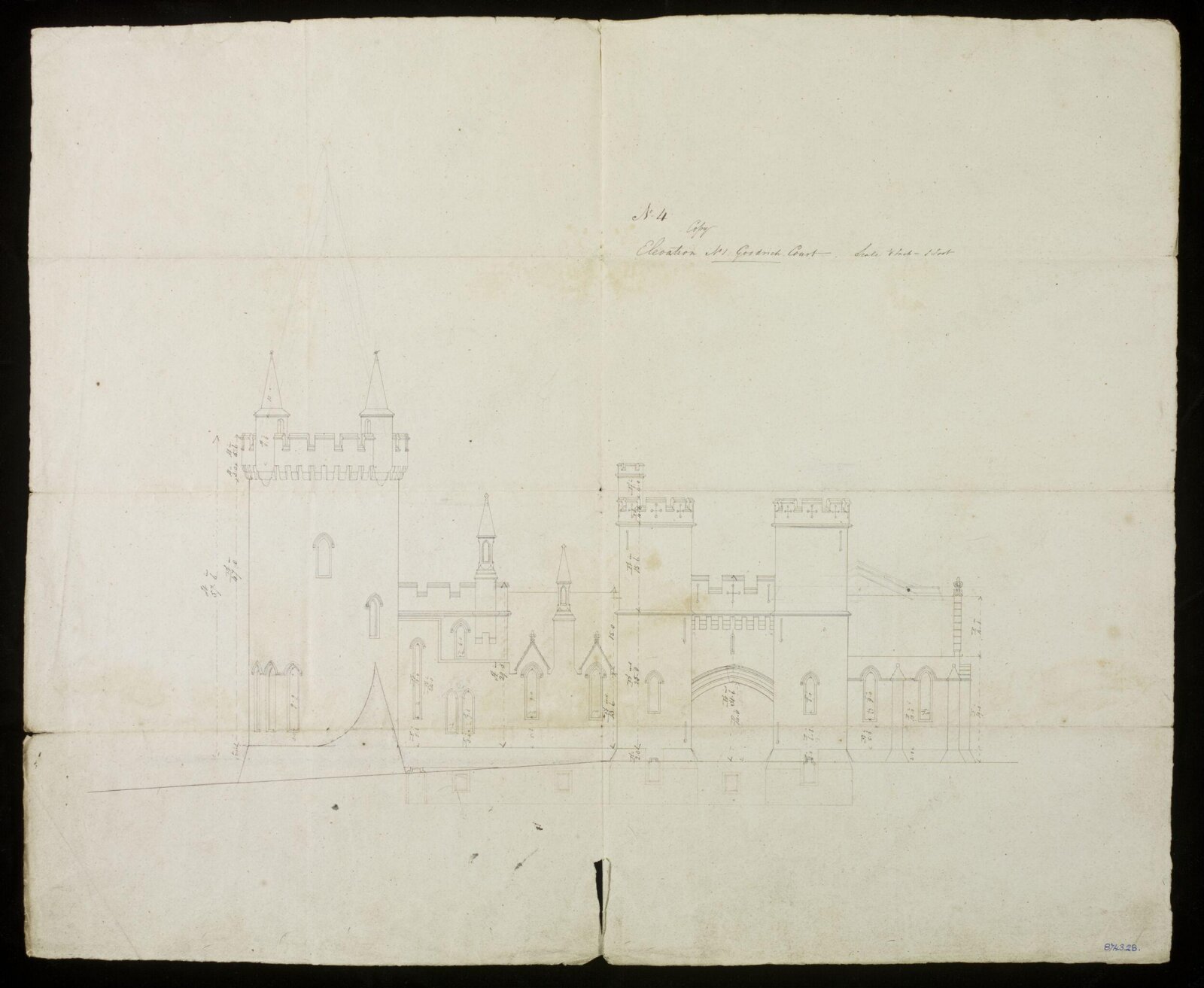 Drawing, Edward Blore, 1828-31
