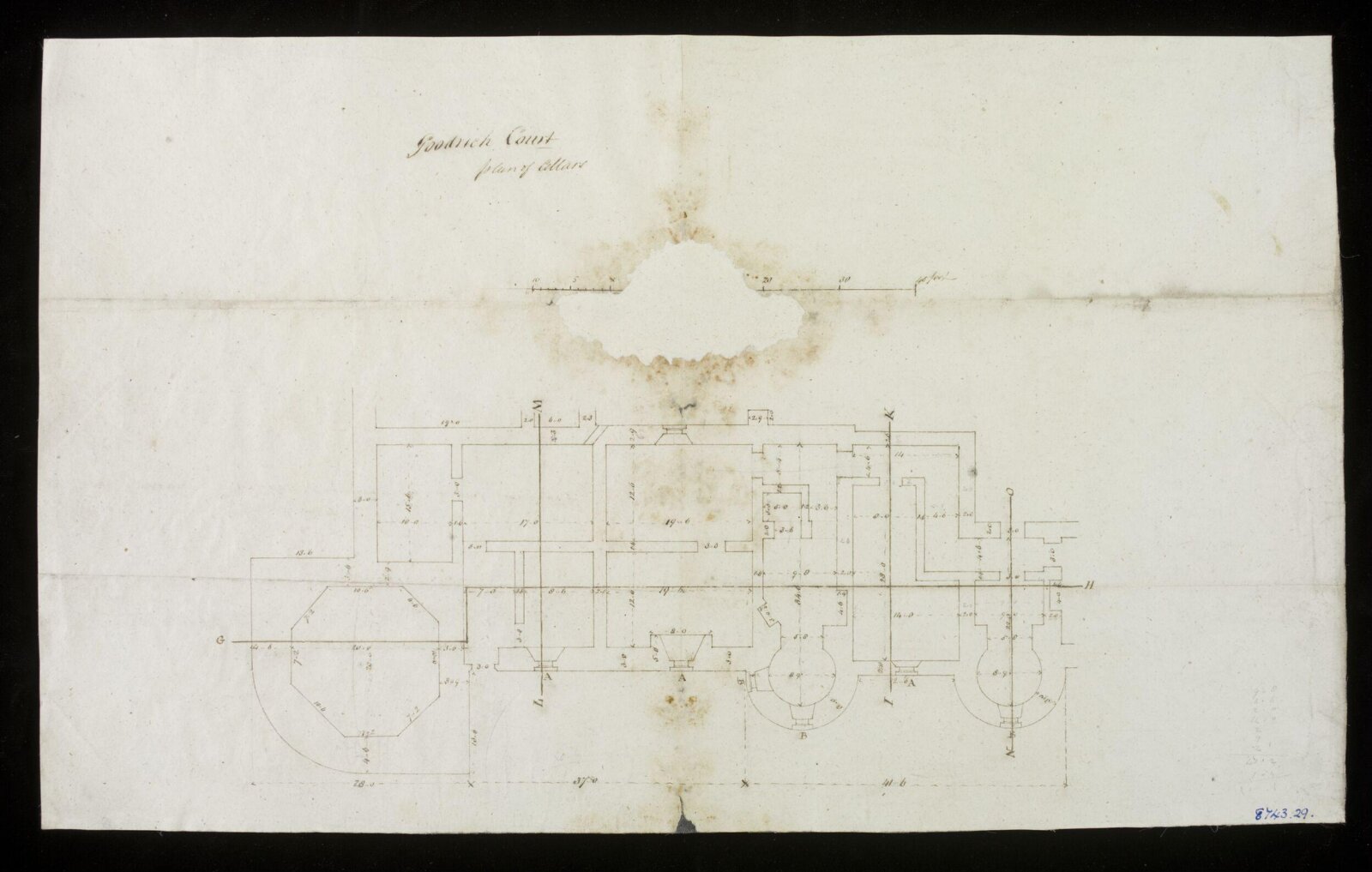 Drawing, Edward Blore, 1828-31