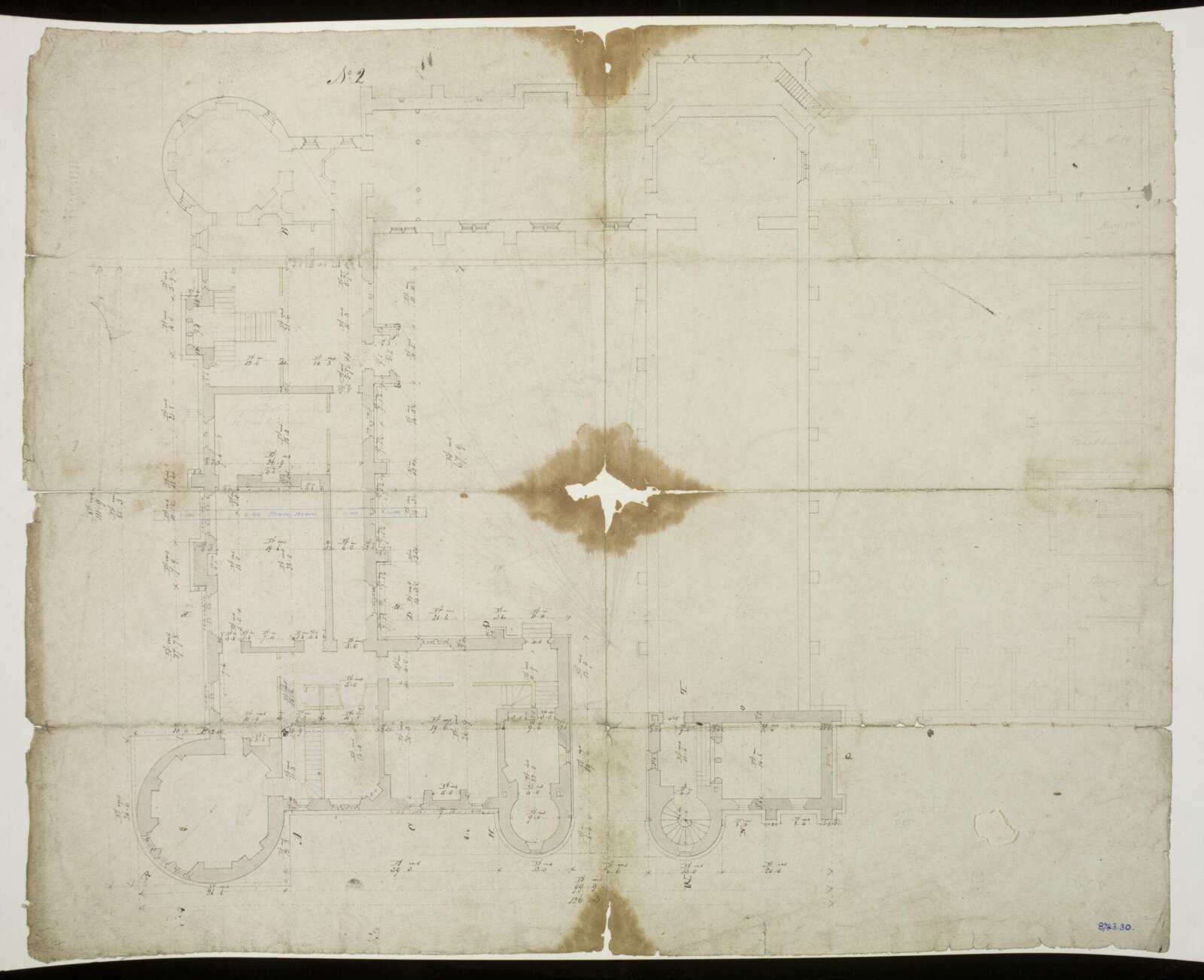 Drawing, Edward Blore, 1828-31