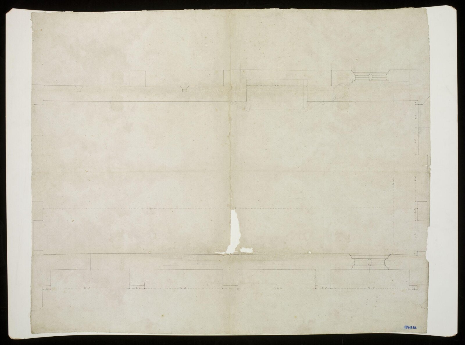 Drawing, Edward Blore, 1828-31