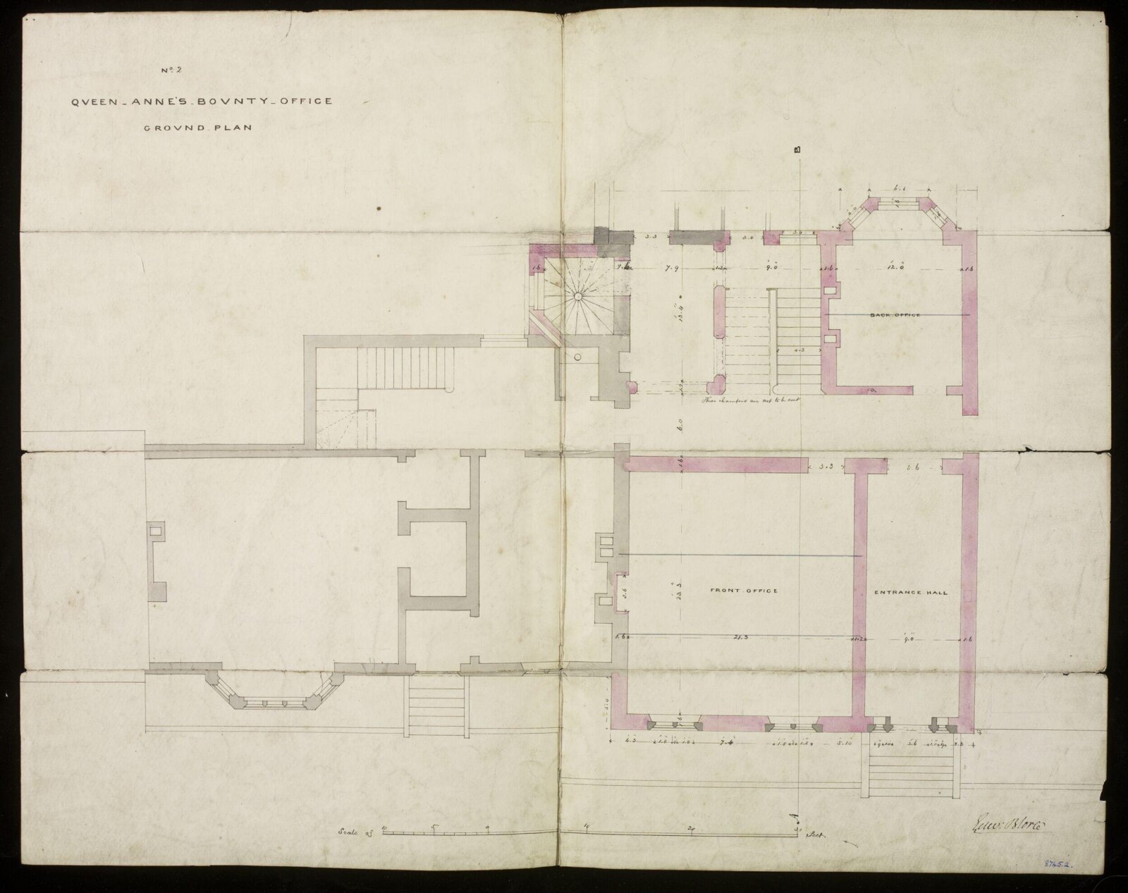 Drawing, Edward Blore, c. 1840