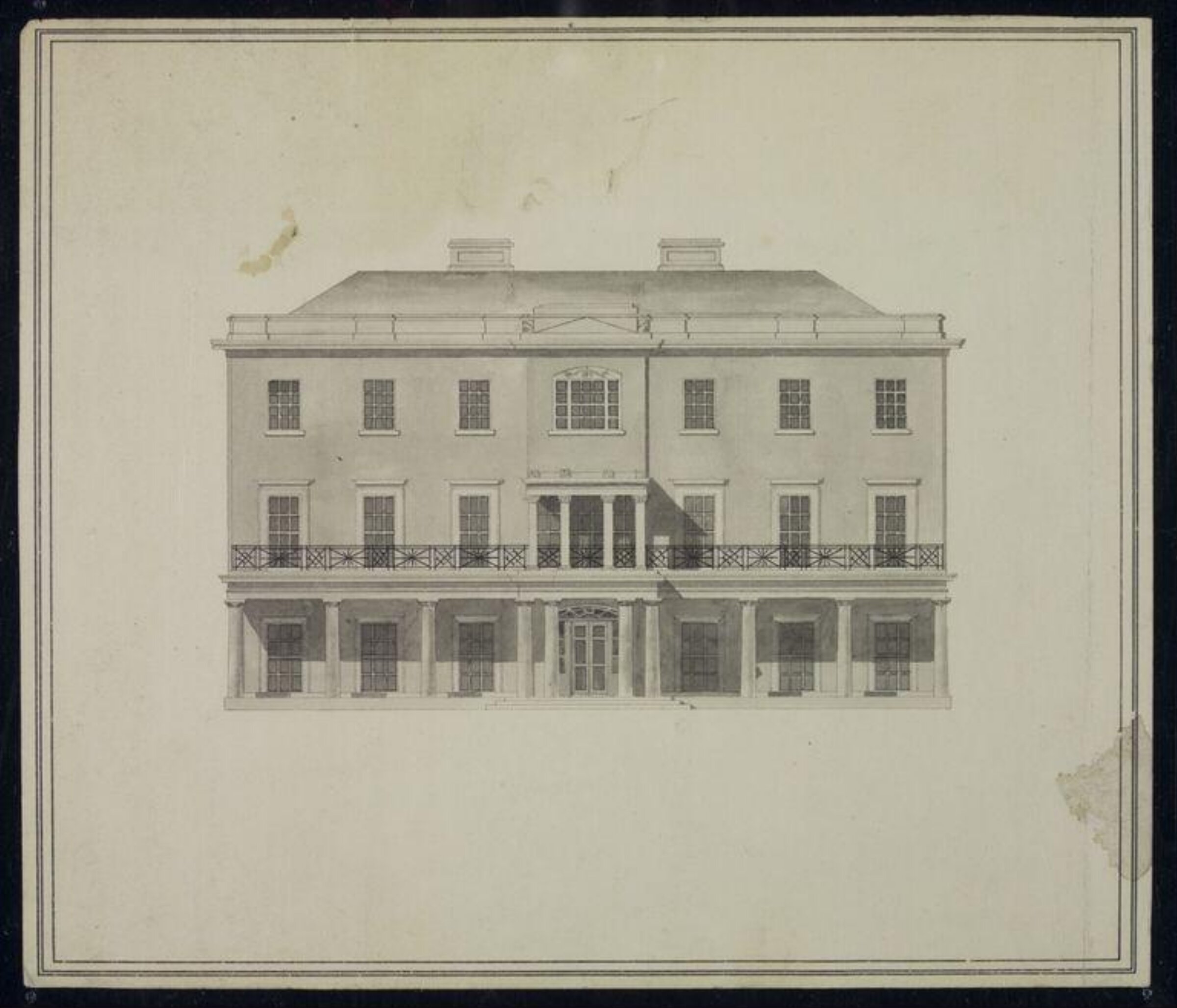 Drawing, G. E. Gordon, ca. 1824
