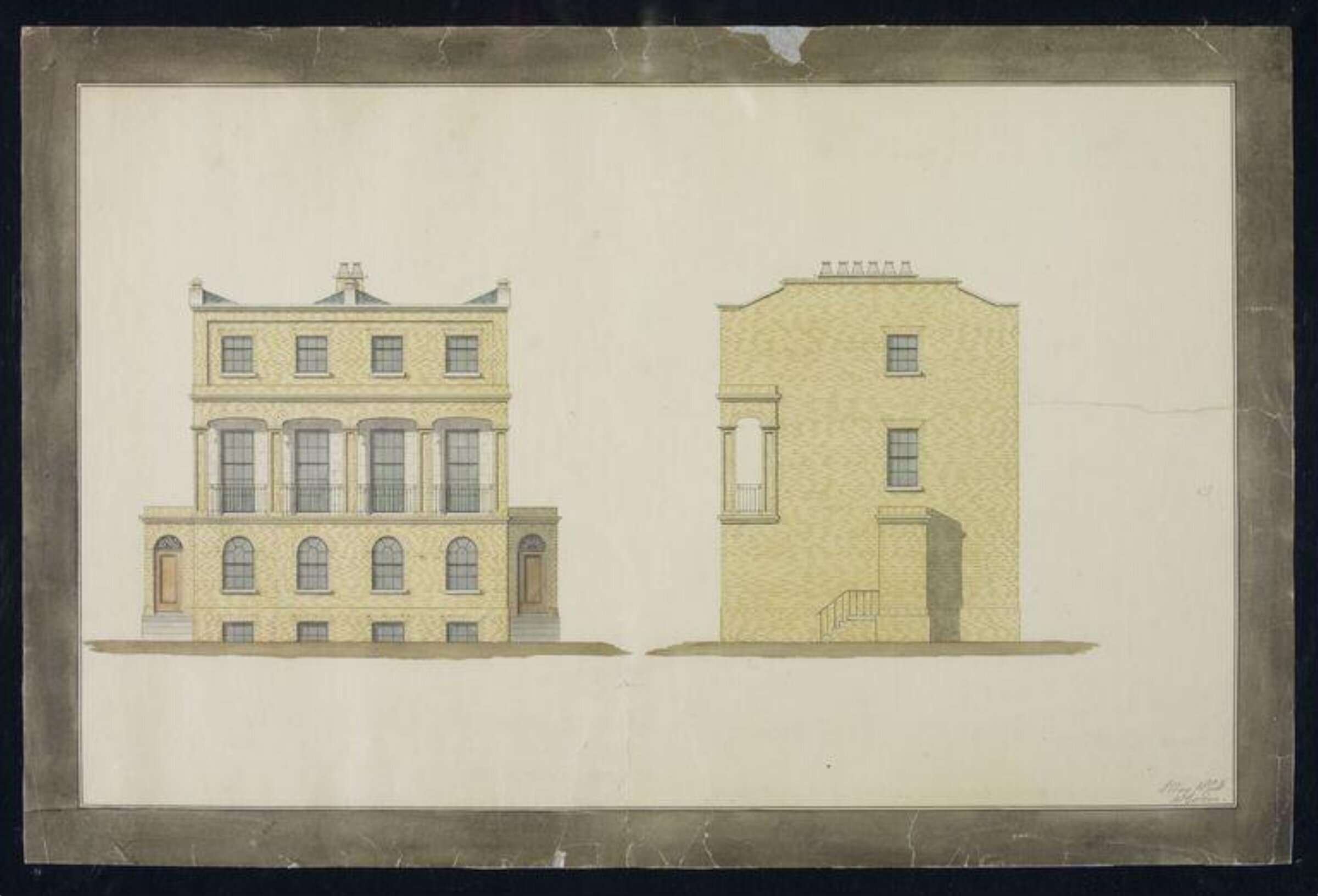 Drawing, W. Gordon, 1824