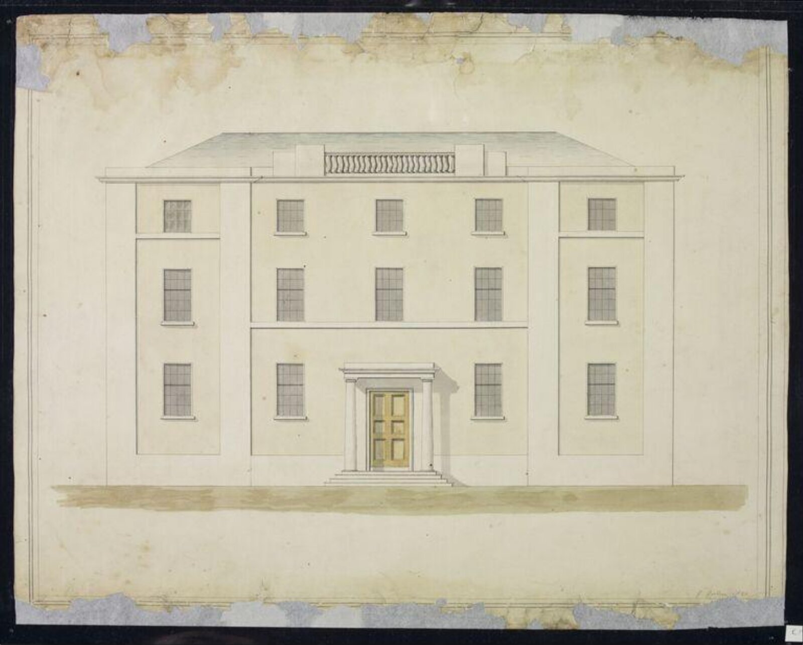 Drawing, G. E. Gordon, 1820