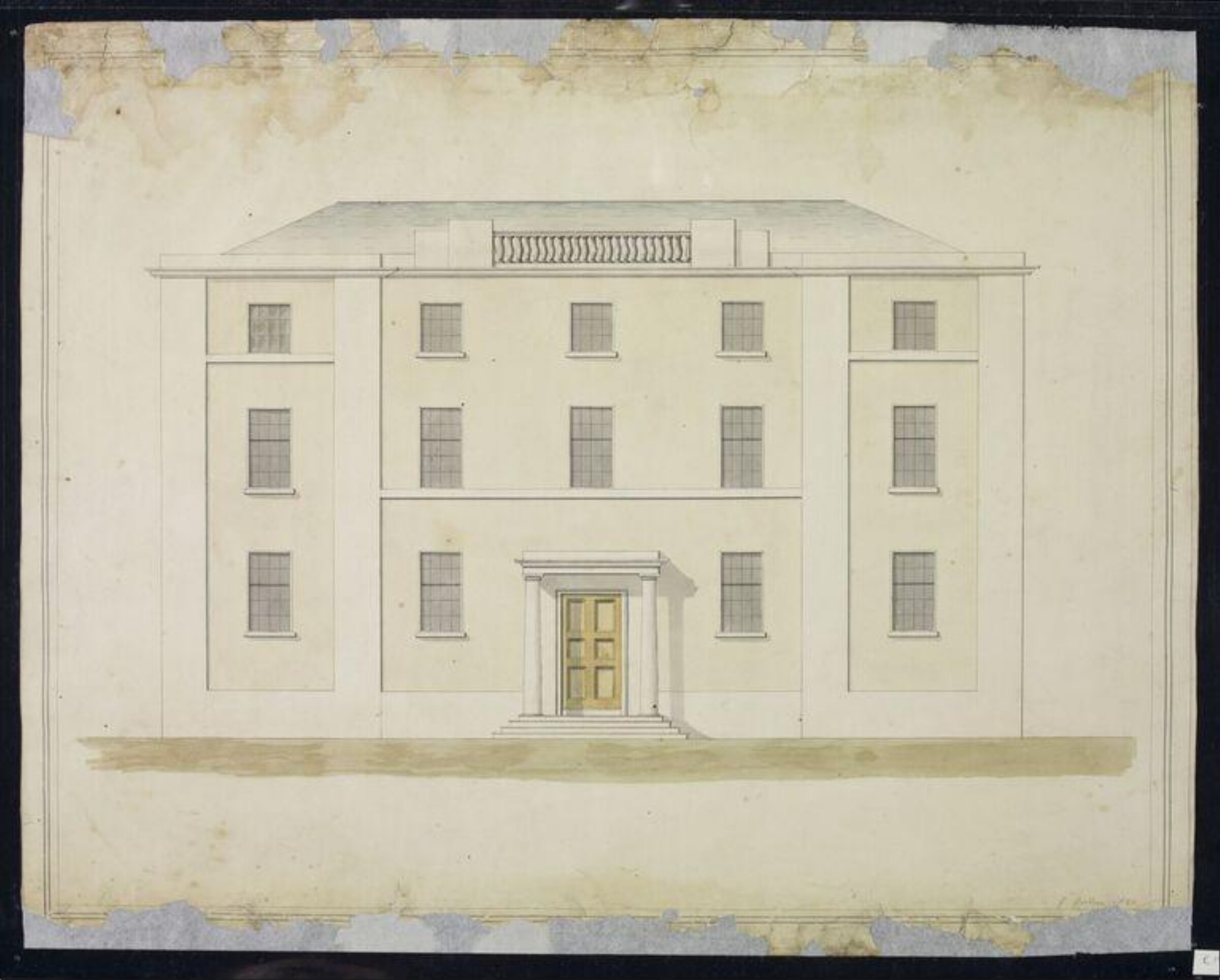 Drawing, G. E. Gordon, 1820