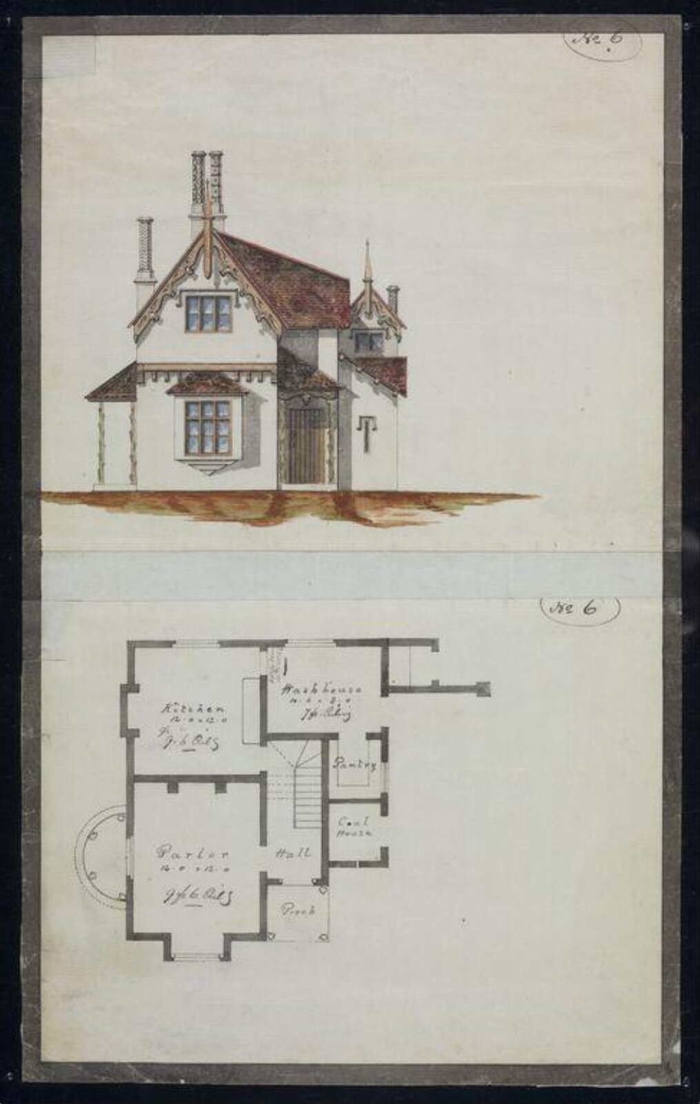 Drawing, G. E. Gordon, 1833