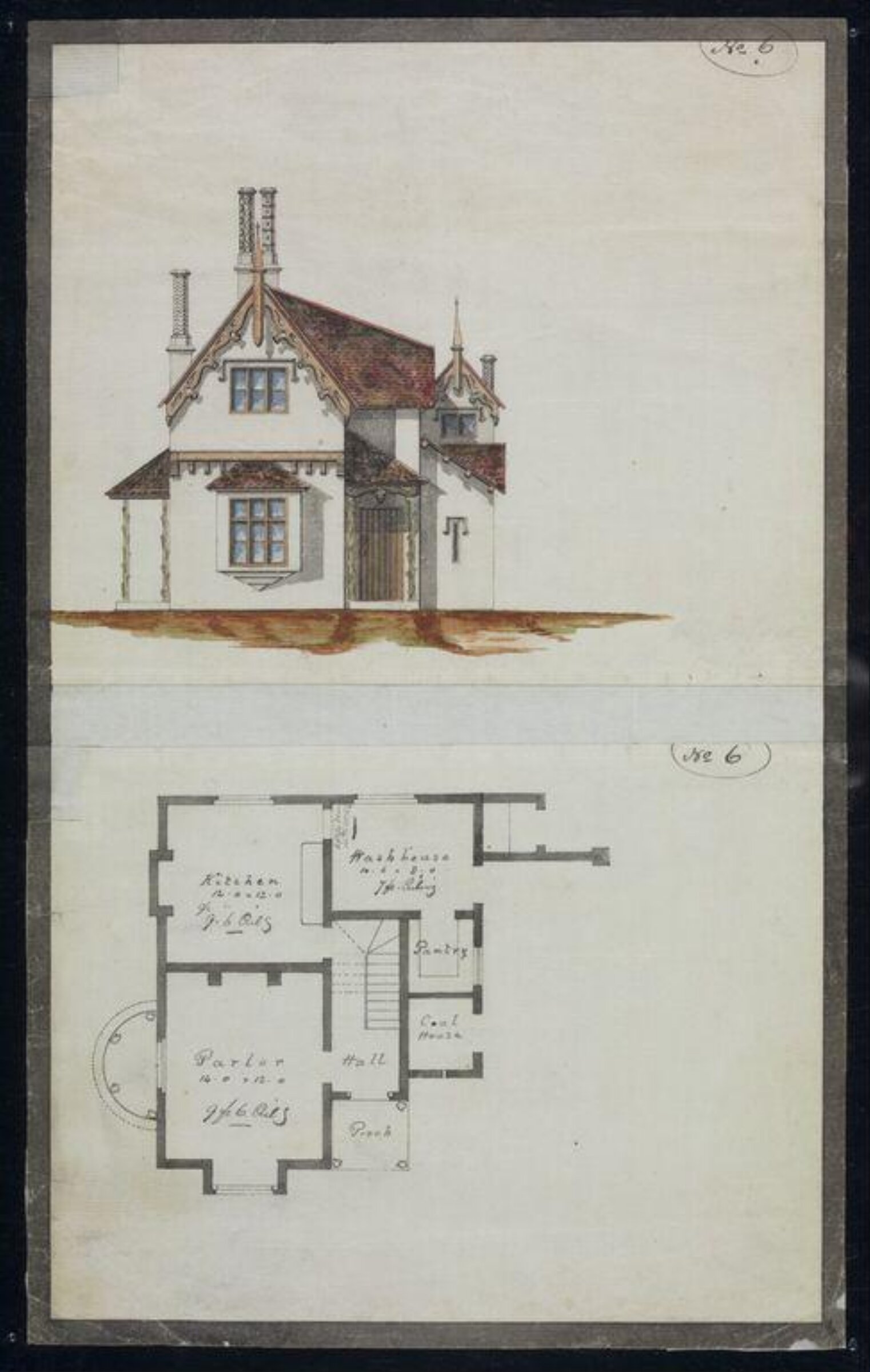 Drawing, G. E. Gordon, 1833