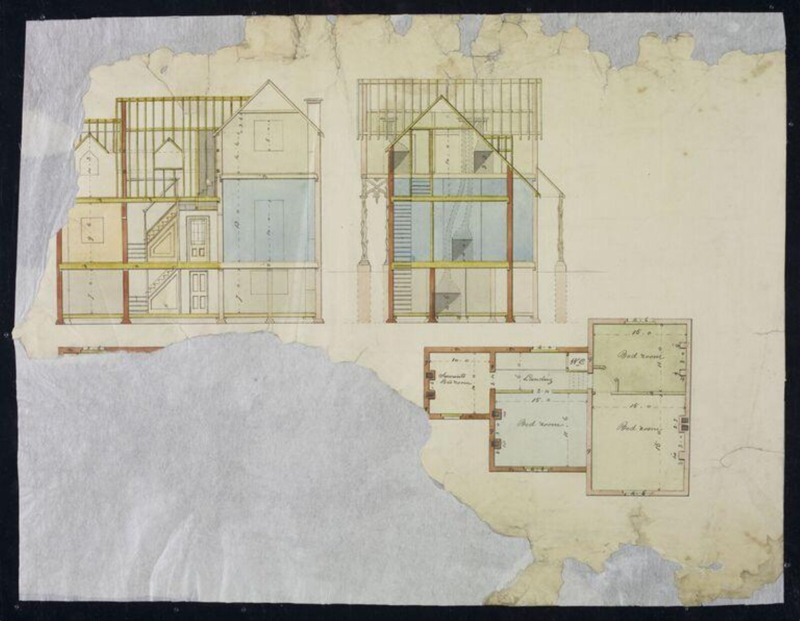 Drawing, G. E. Gordon, ок. 1833