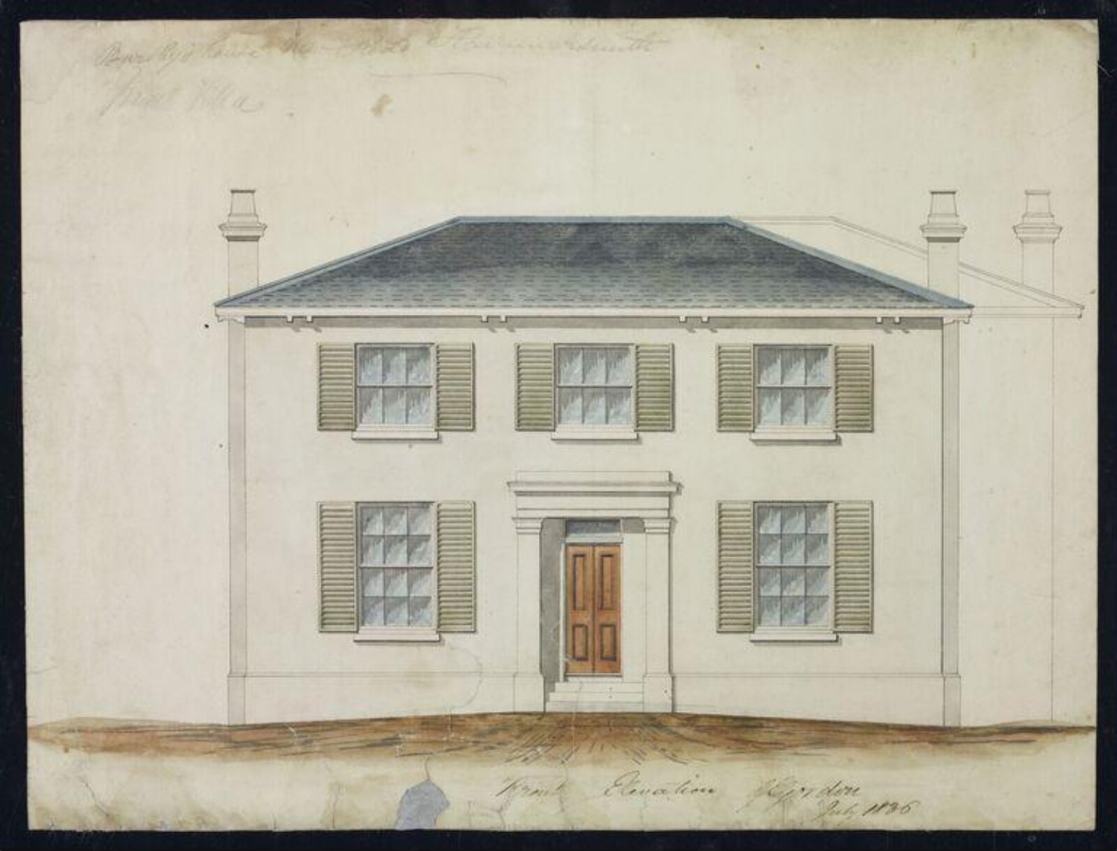 Drawing, G. E. Gordon, 07/1836