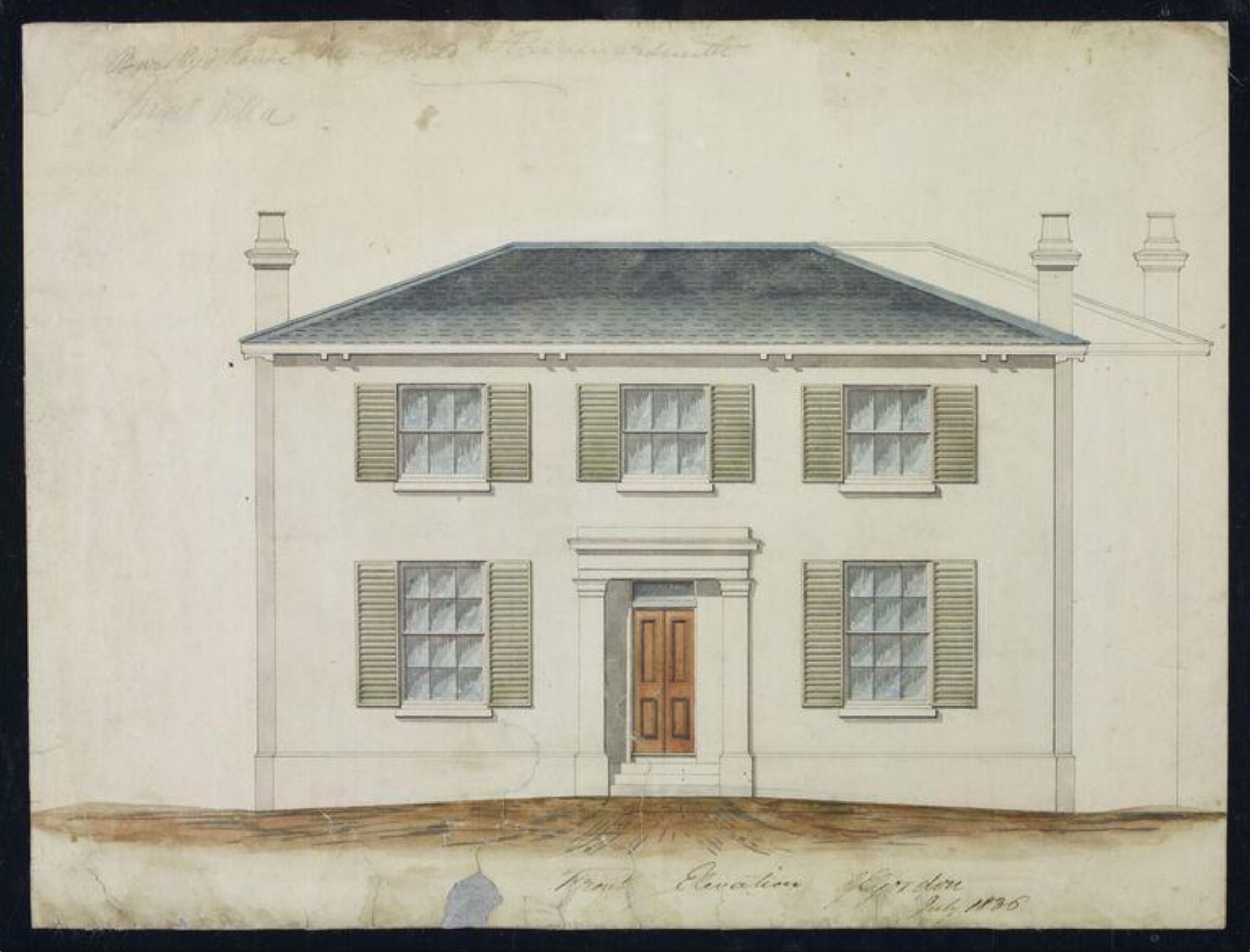 Drawing, G. E. Gordon, 07/1836