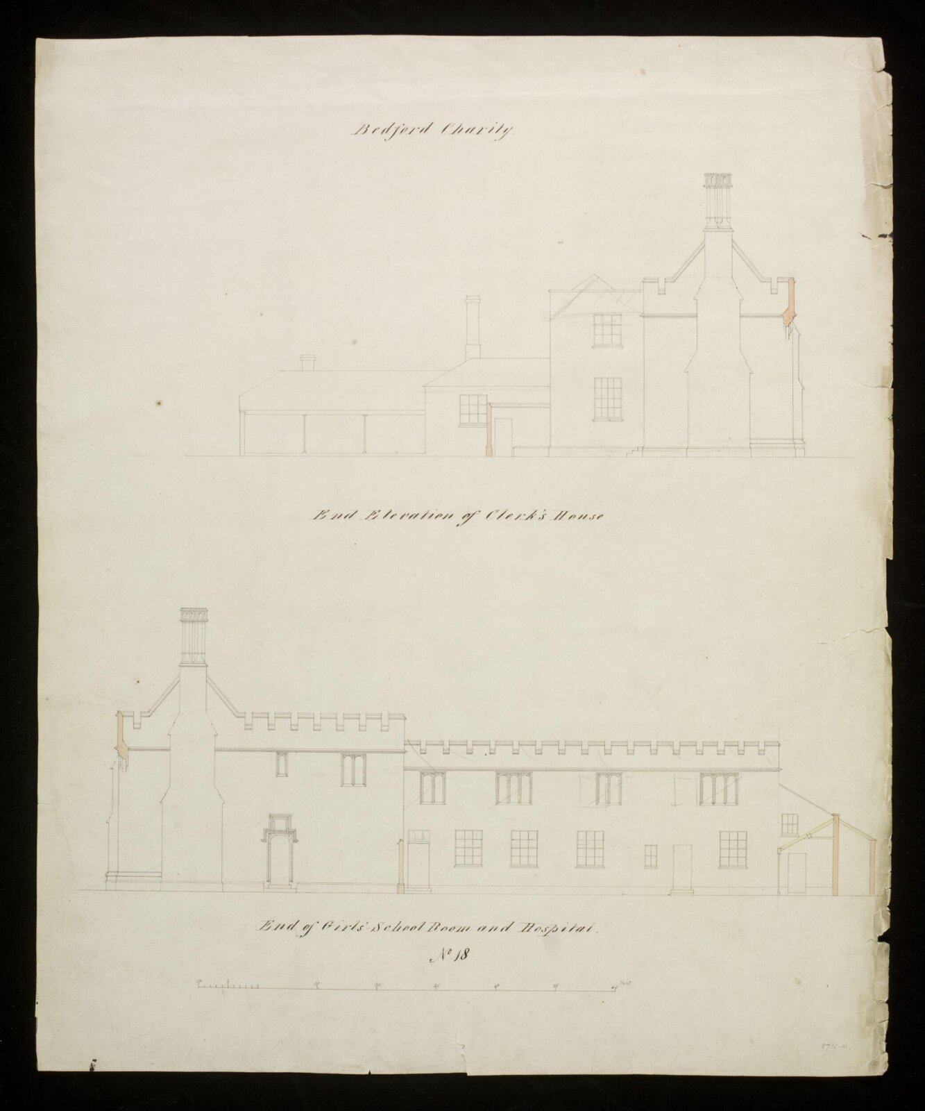 Drawing, Edward Blore, 1831-34