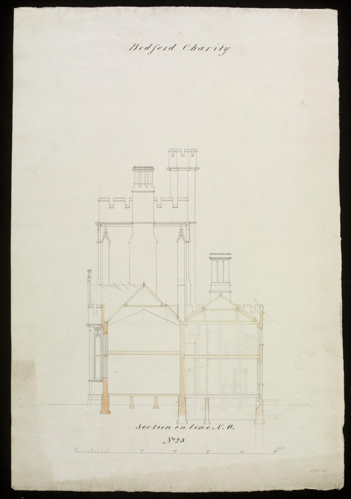 Drawing, Edward Blore, 1831-34