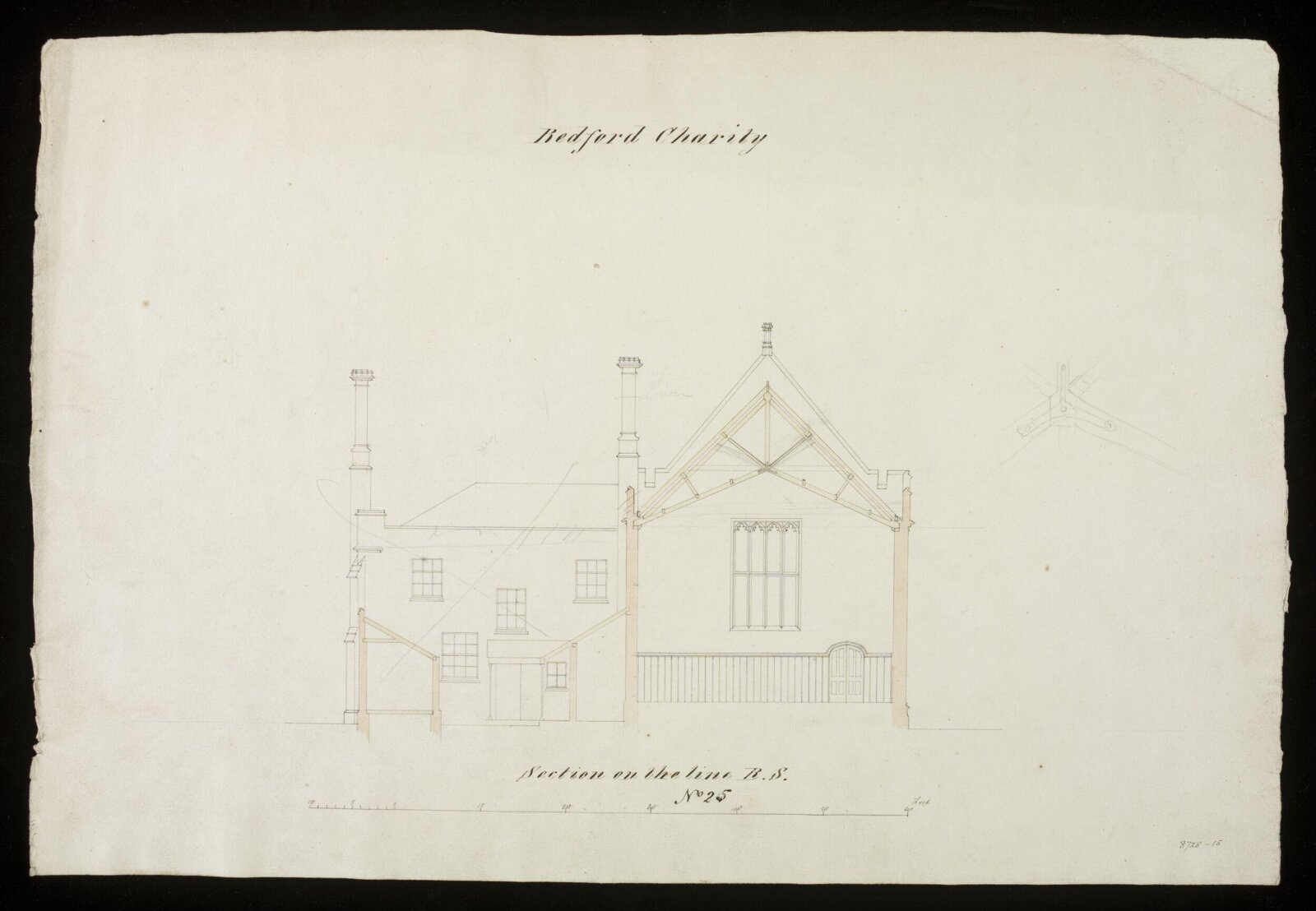 Drawing, Edward Blore, 1831-34