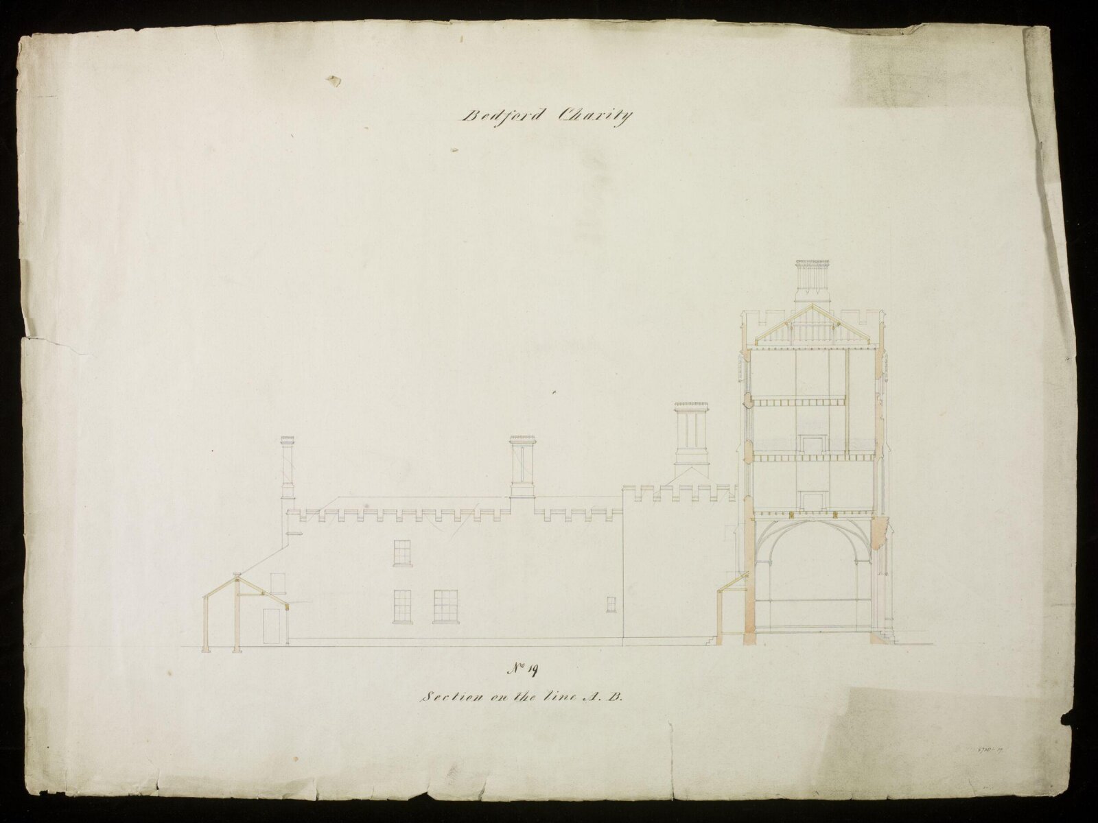 Drawing, Edward Blore, 1831-34