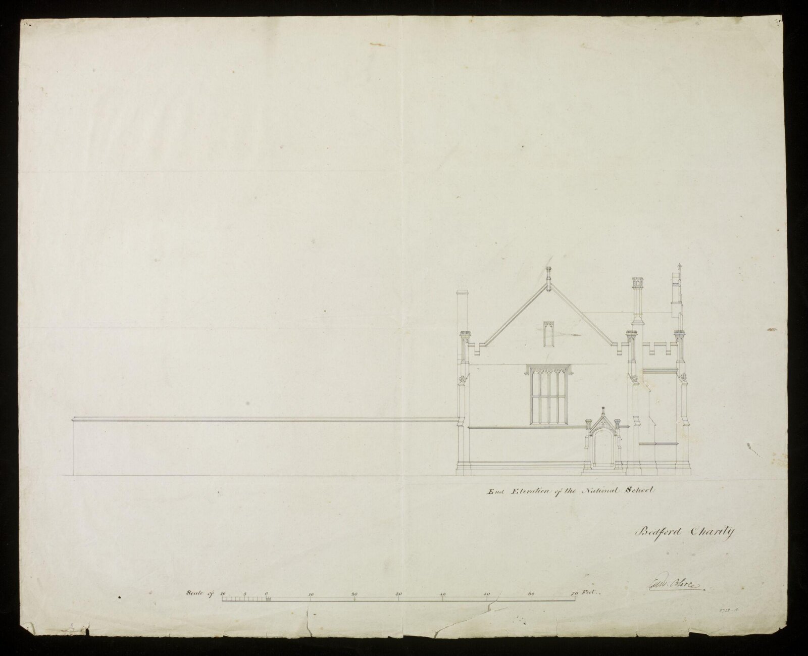 Drawing, Edward Blore, 1831-34