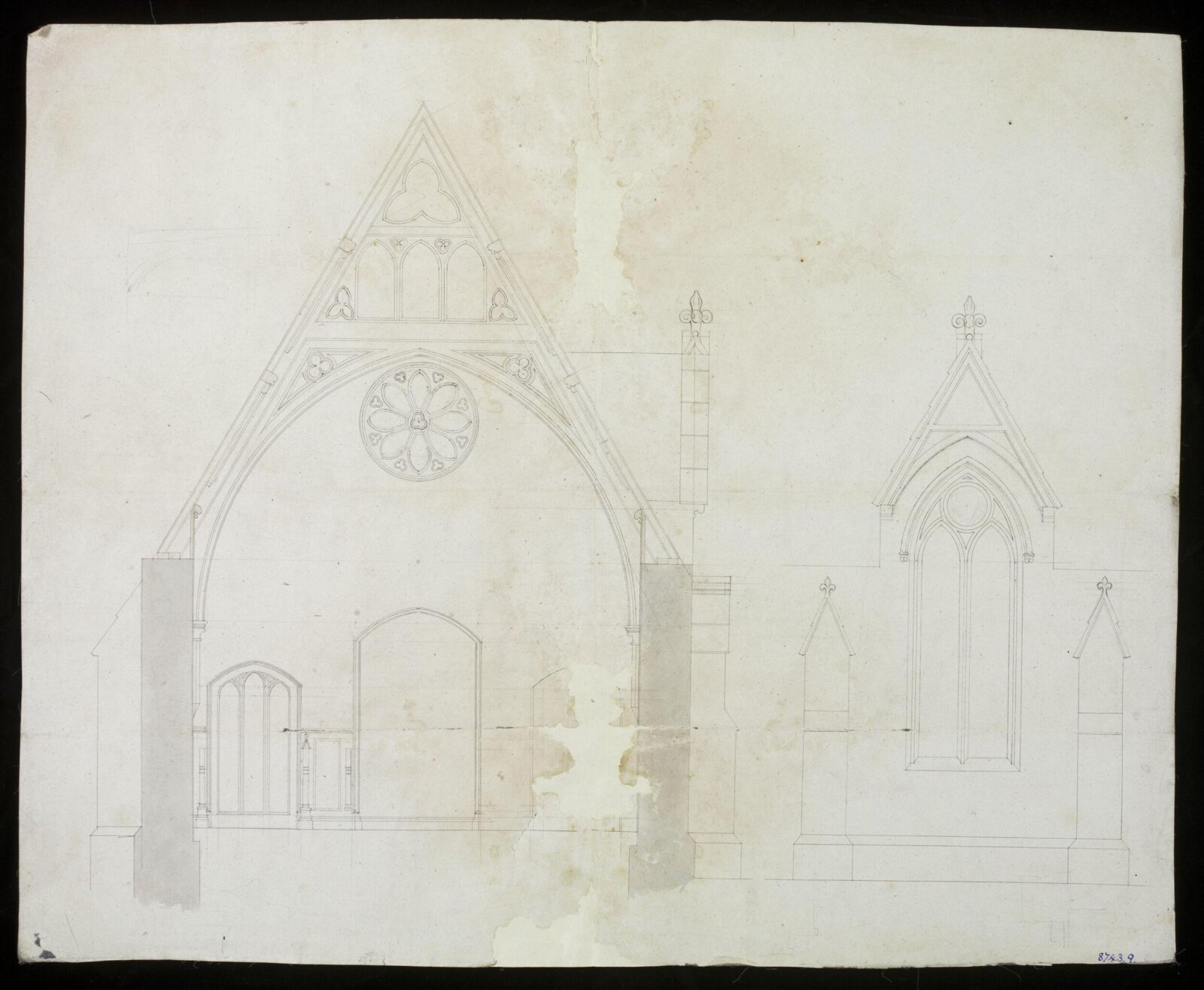 Drawing, Edward Blore, 1828-31