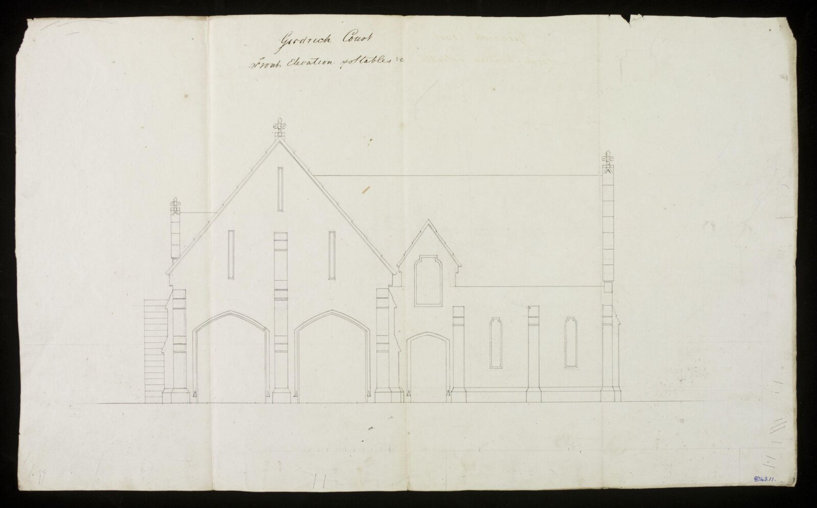 Drawing, Edward Blore, 1828-31
