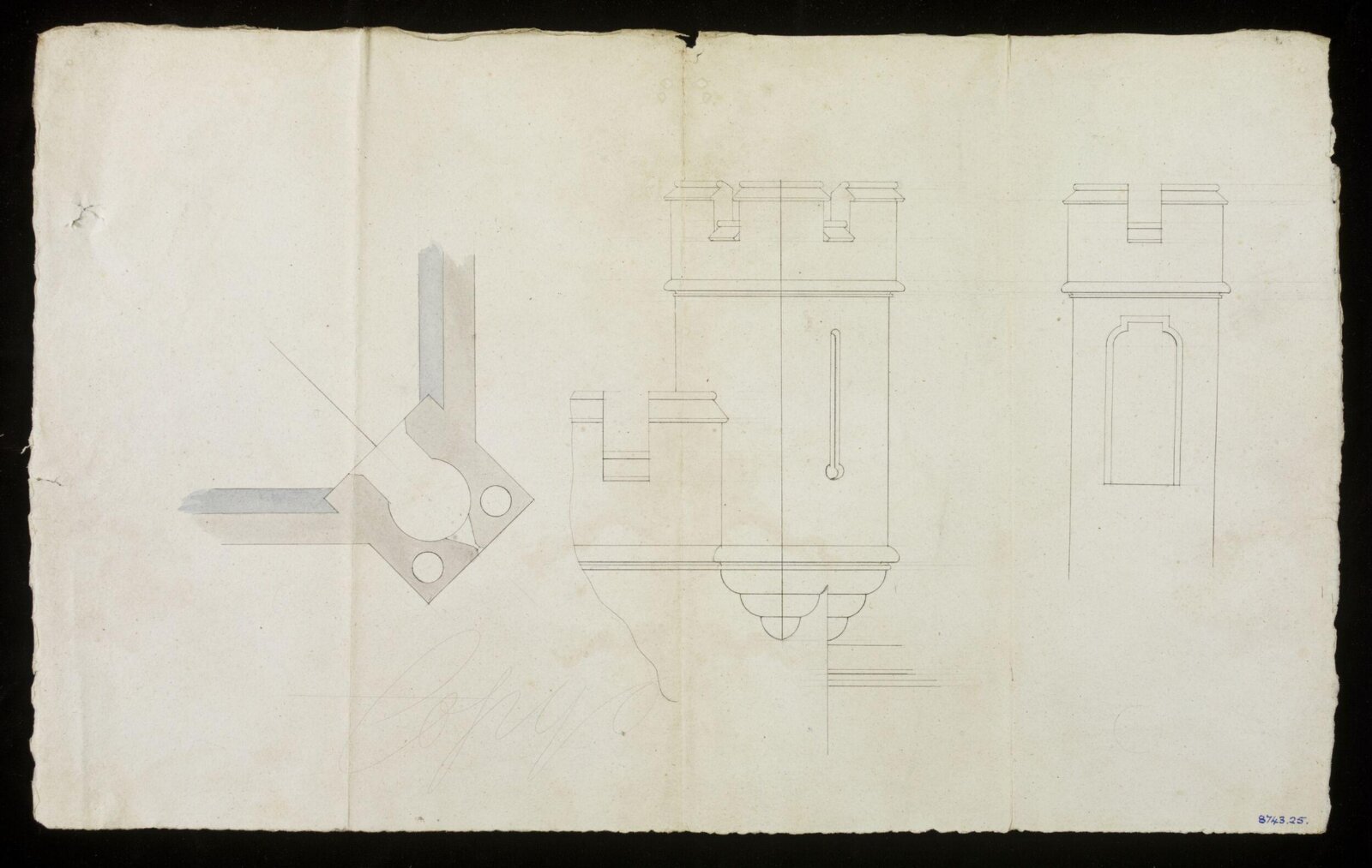 Drawing, Edward Blore, 1828-31