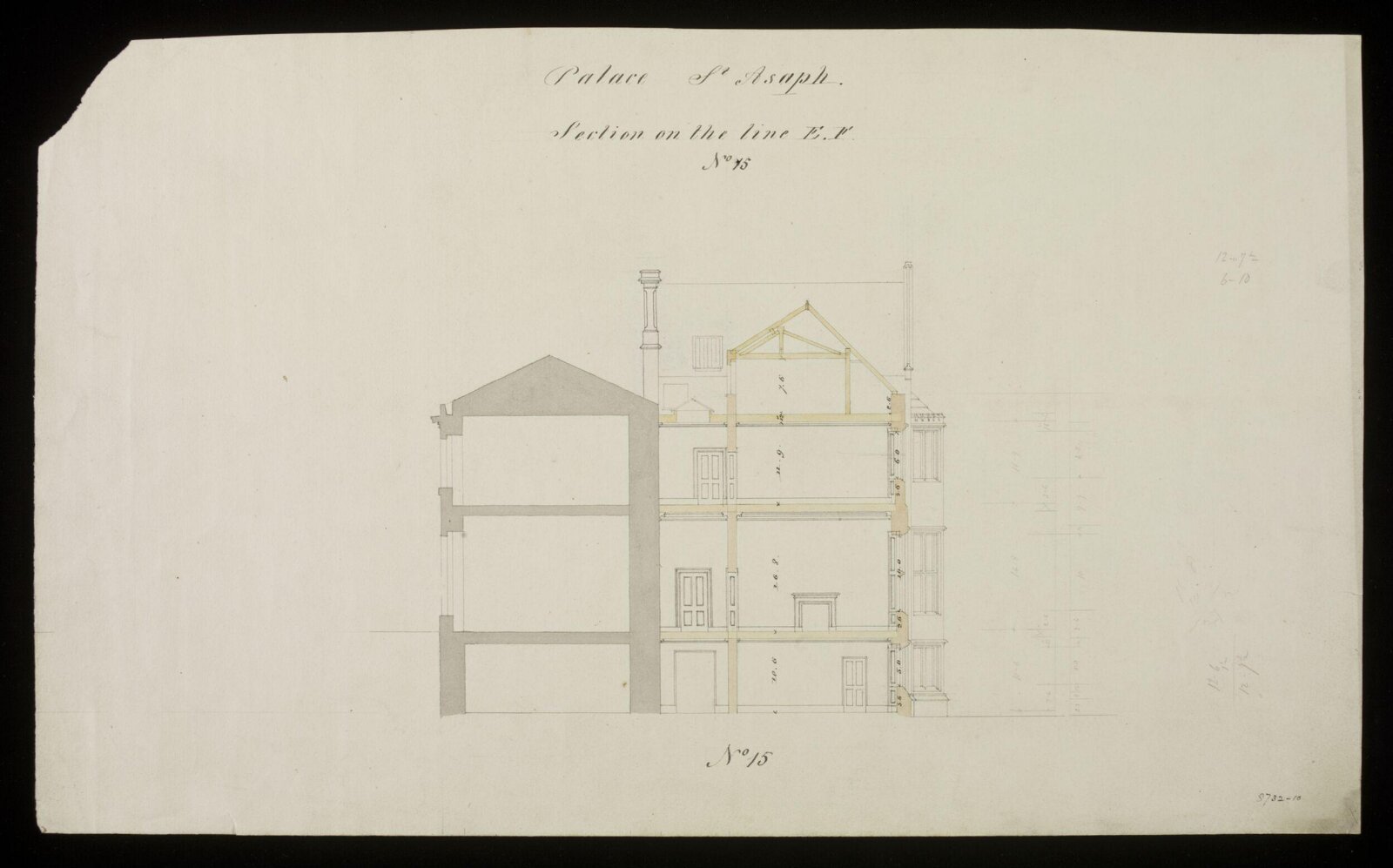 Drawing, Edward Blore, 1830-1