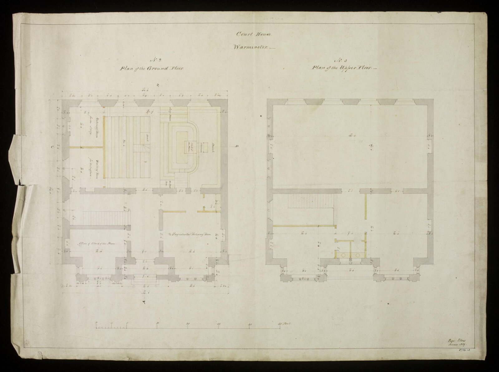 Drawing, Edward Blore, June 1829