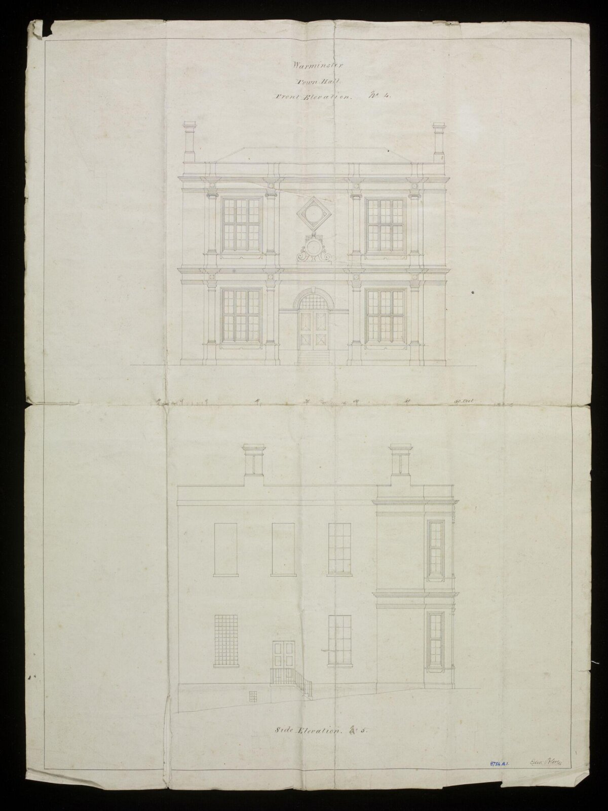 Drawing, Edward Blore, c 1830
