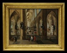Interior of Antwerp Cathedral thumbnail 1