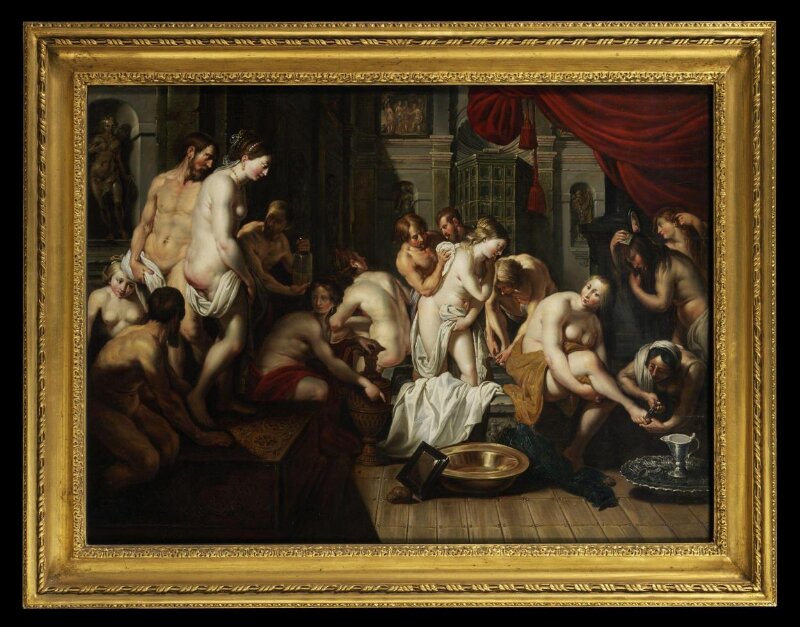 Esther's toilet in the harem of Ahasuerus