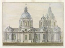 Design for a projected church for the Order of the Holy Ghost, Paris thumbnail 1