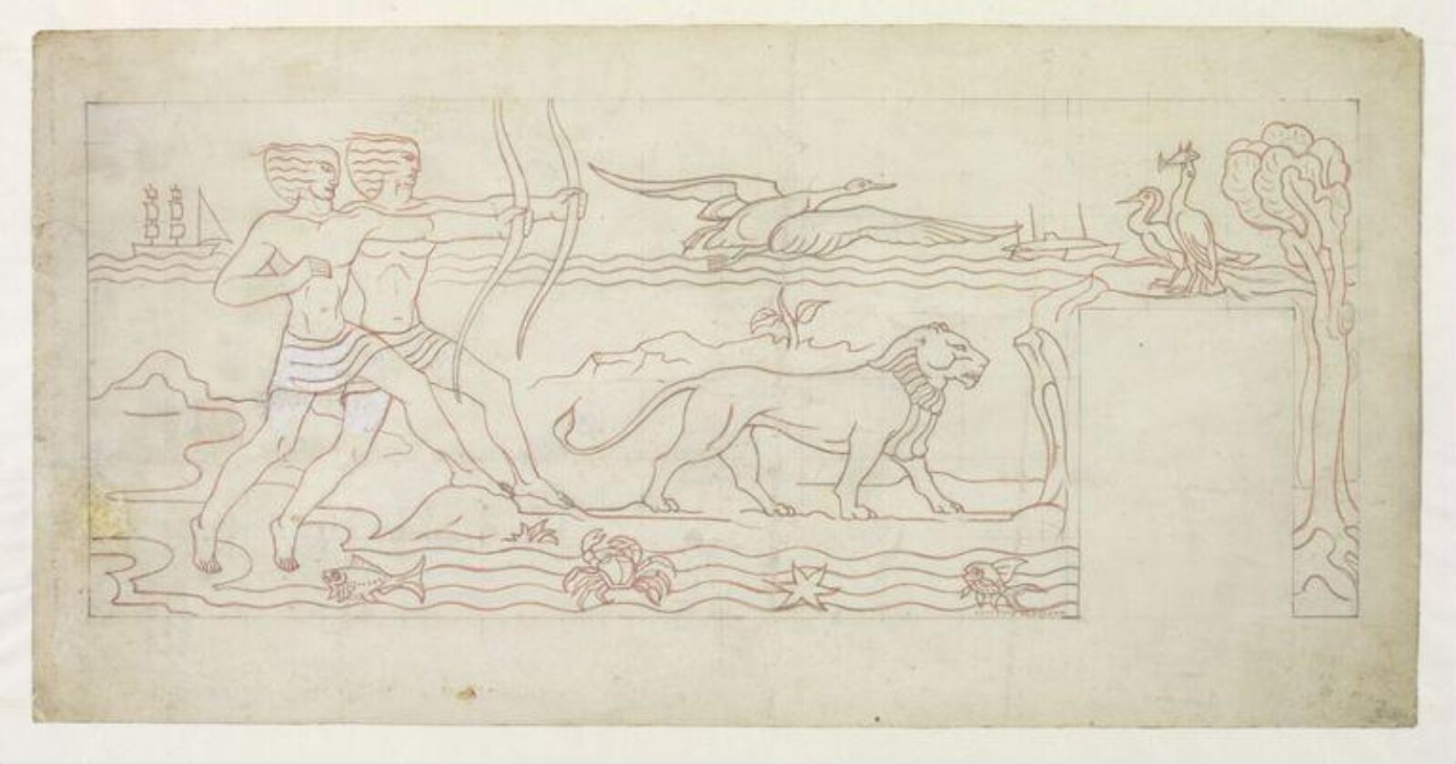 Drawing, Lawrence Henderson Bradshaw, 1931-32