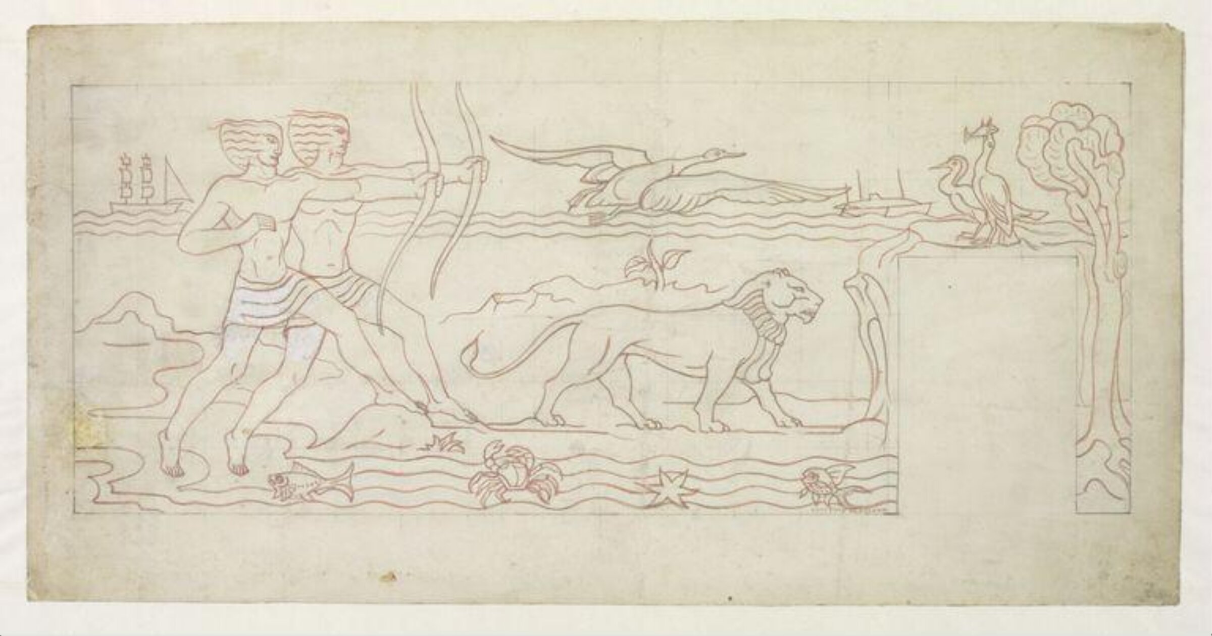 Drawing, Lawrence Henderson Bradshaw, 1931-32