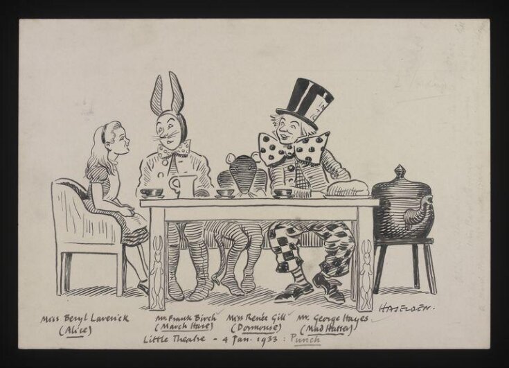 Alice in Wonderland cartoon top image