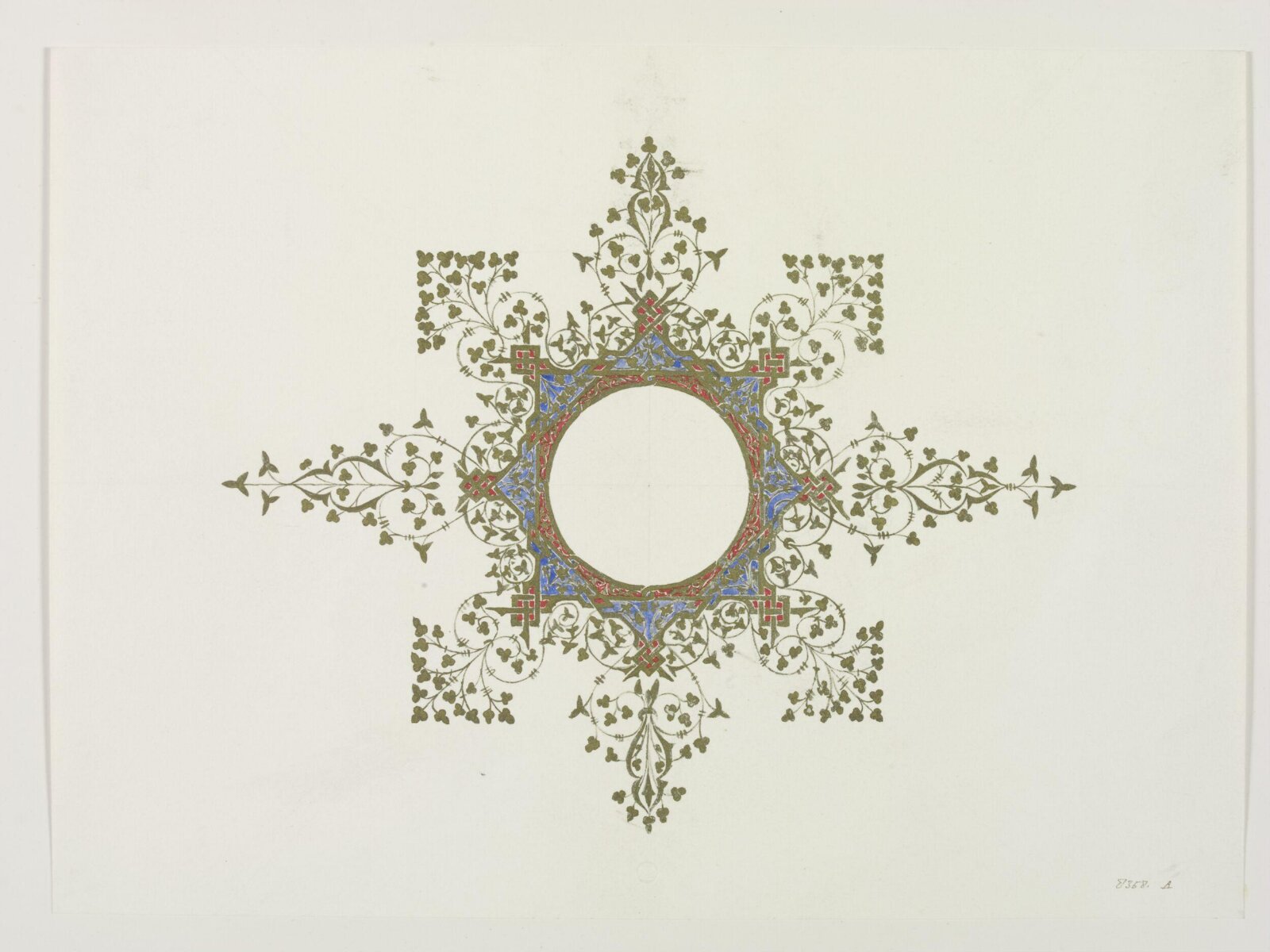 Design for interior decoration., Owen Jones, 1809 - 1874