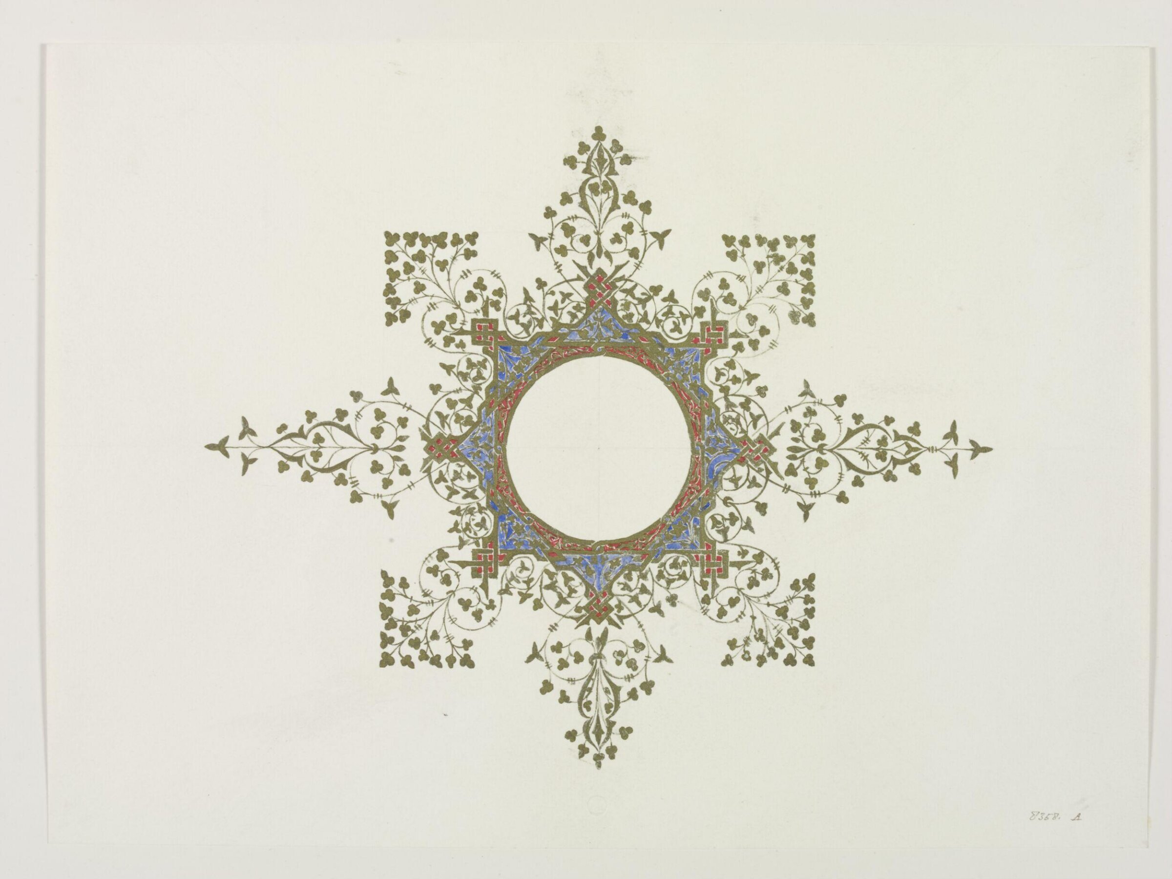 Design for interior decoration., Owen Jones, 1809 - 1874