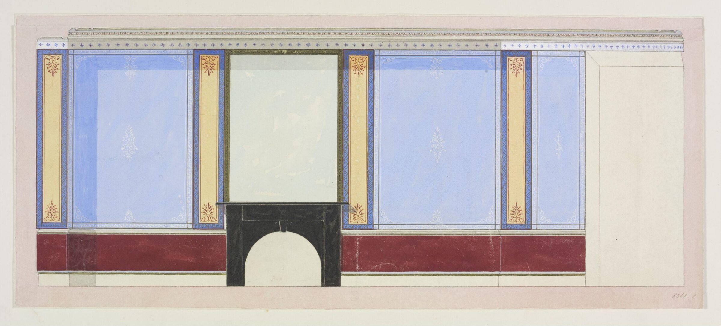 Design for interior decoration., Owen Jones, 1809 - 1874