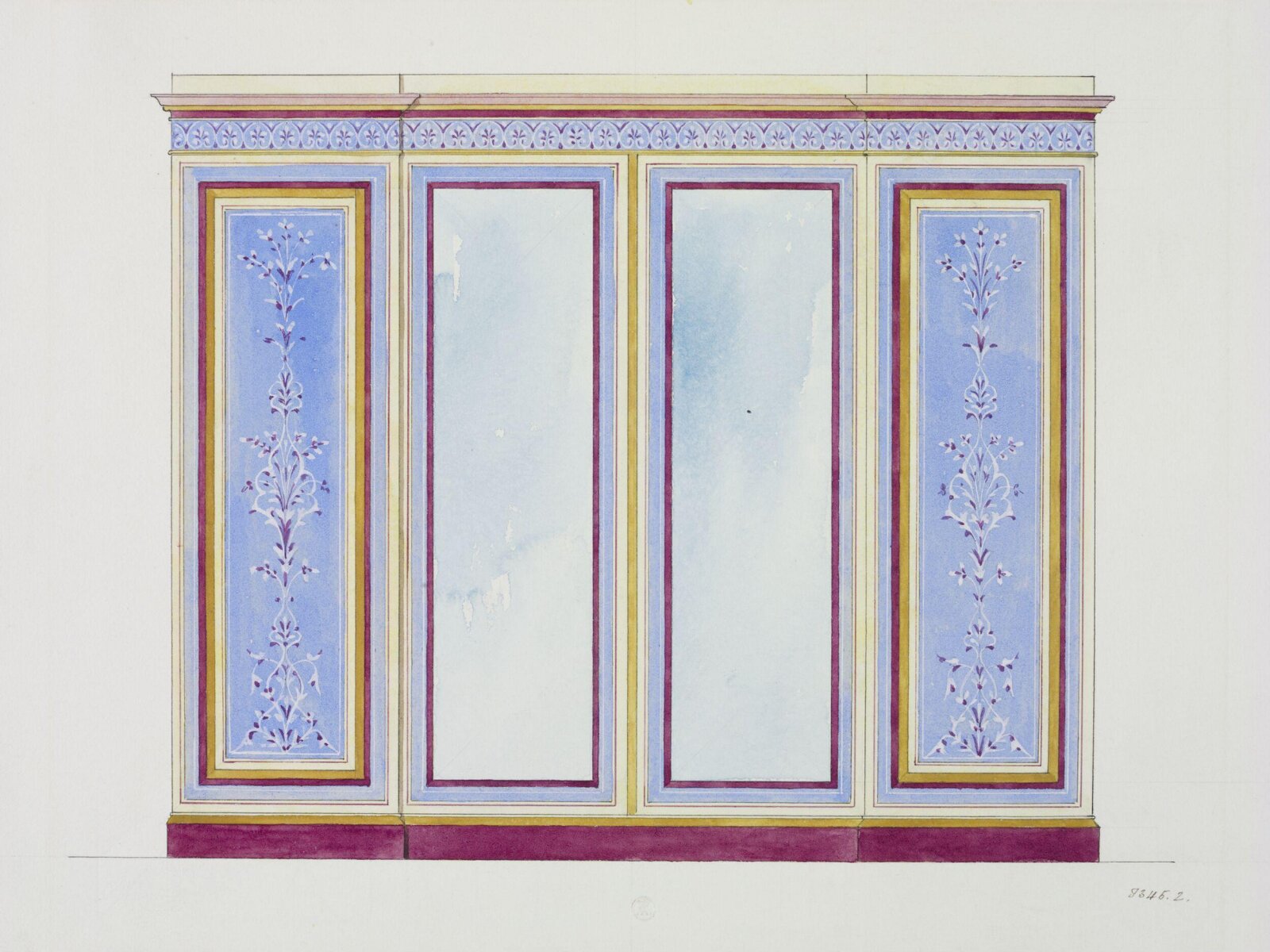 Design for interior decoration., Owen Jones, 1809 - 1874