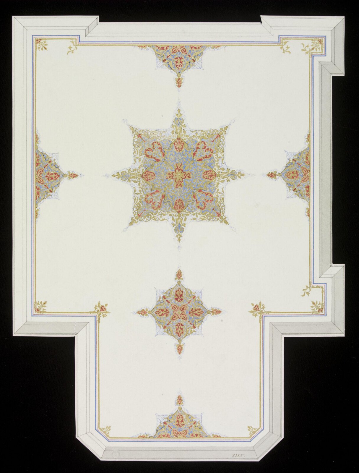 Design for interior decoration., Owen Jones, 1809 - 1874