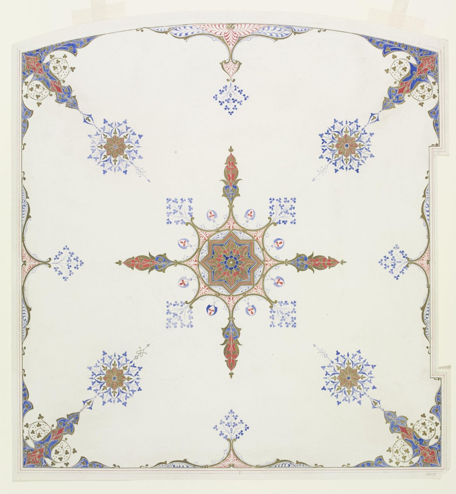 Design for interior decoration., Owen Jones, 1809 - 1874