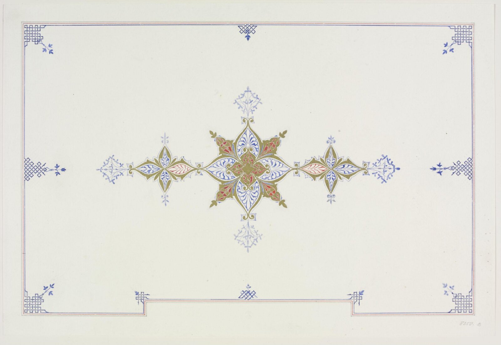 Design for interior decoration., Owen Jones, 1809 - 1874
