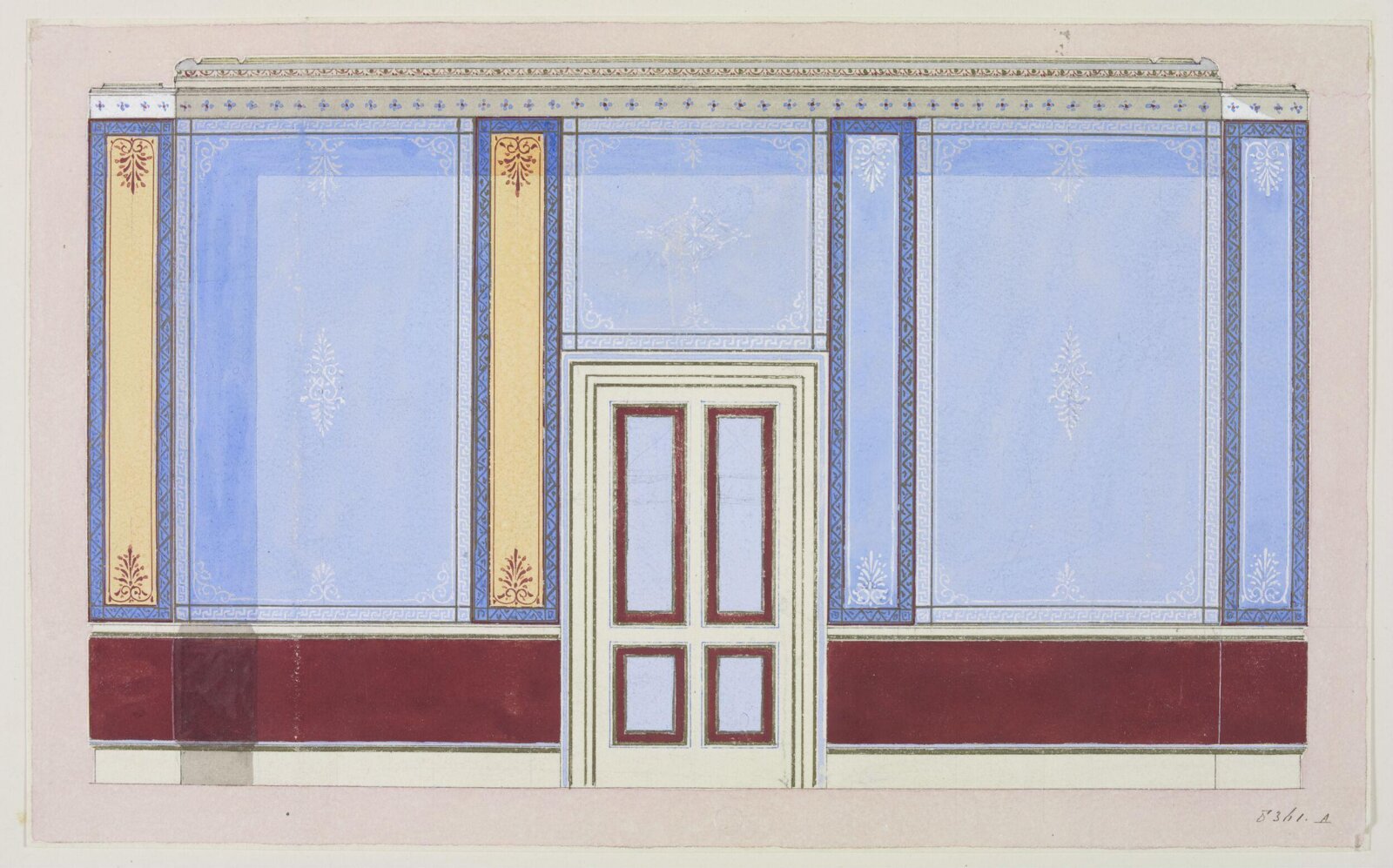 Design for interior decoration., Owen Jones, 1809 - 1874