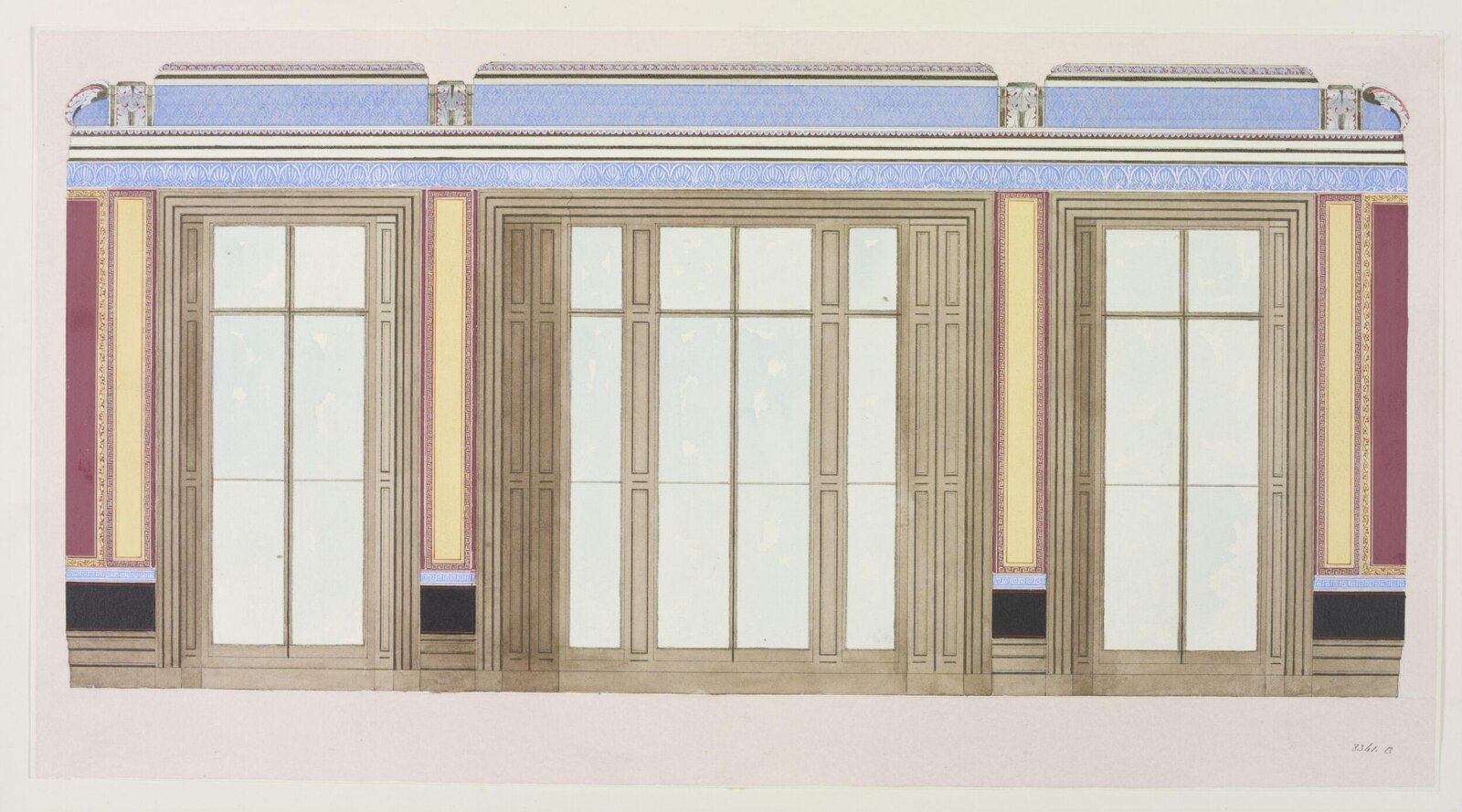 Design for interior decoration., Owen Jones, 1809 - 1874