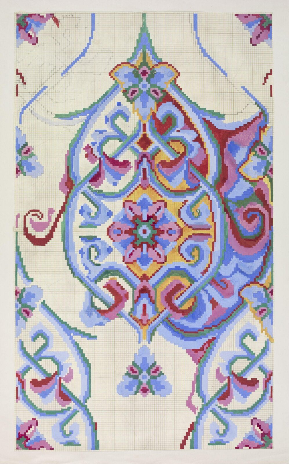 Design for carpet., Owen Jones, 1809 - 1874