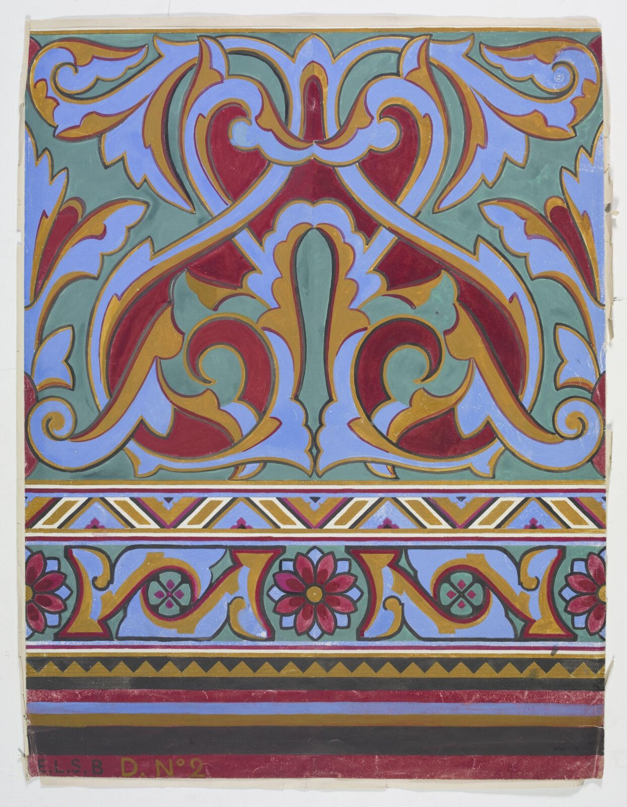 Design for carpet., Owen Jones, 1809 - 1874