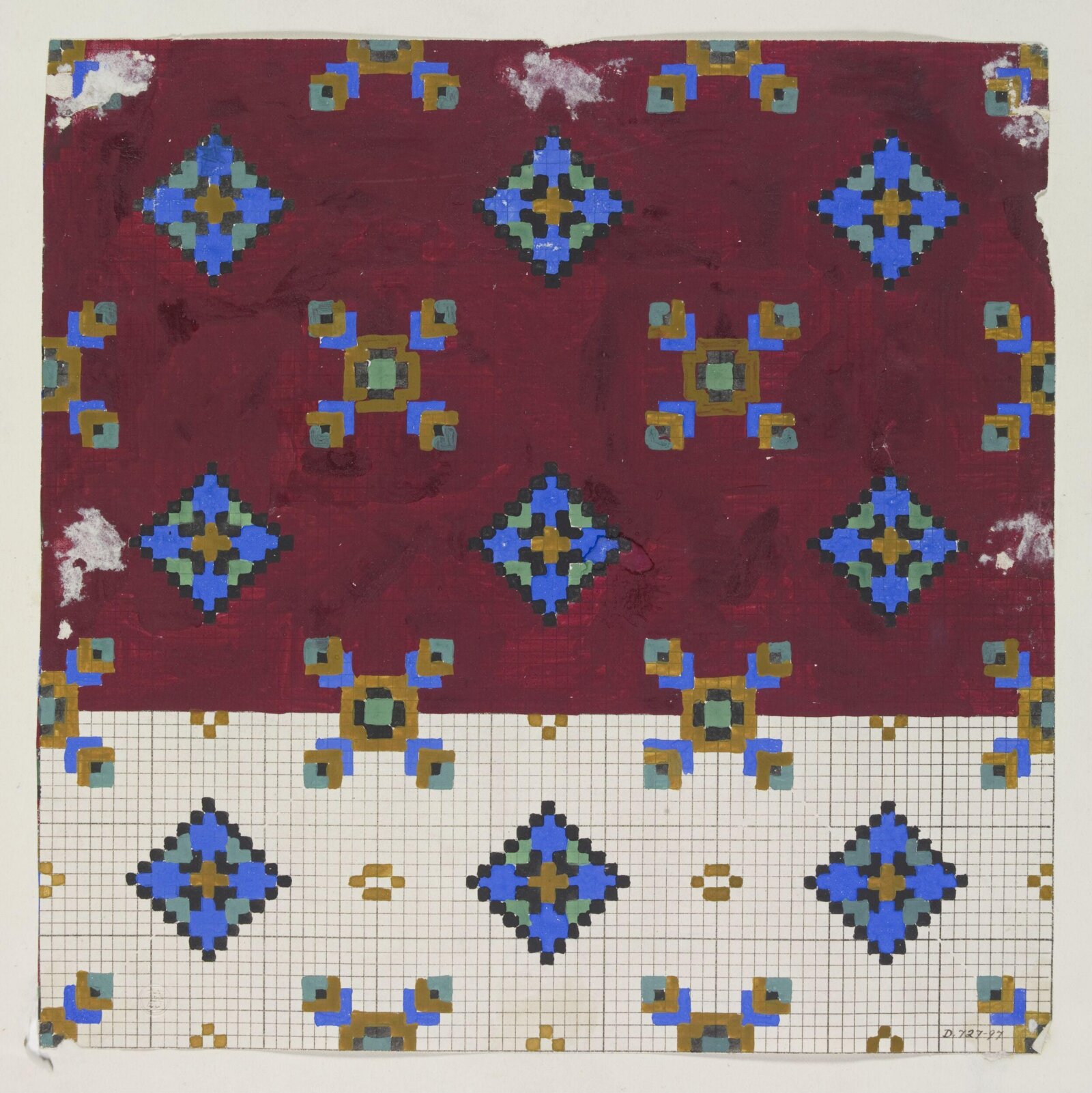 Design for carpet., Owen Jones, 1809 - 1874