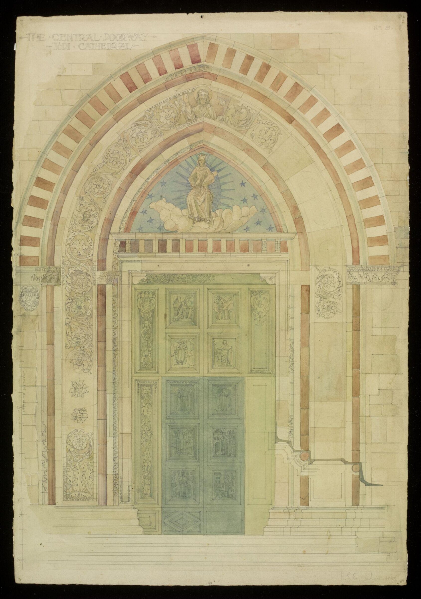 Drawing, Hubert Springford East, 06/1895