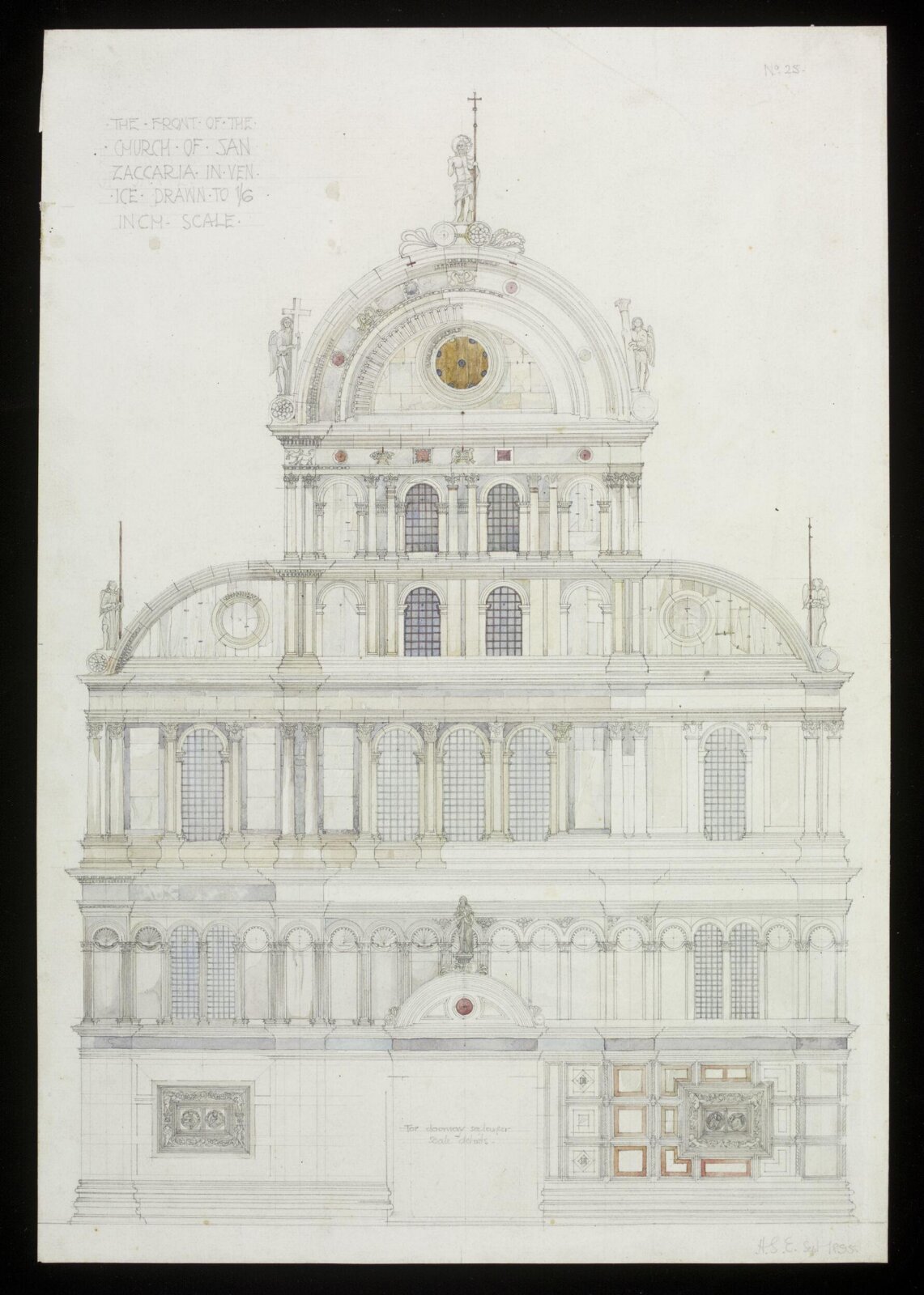 Drawing, Hubert Springford East, 09/1895